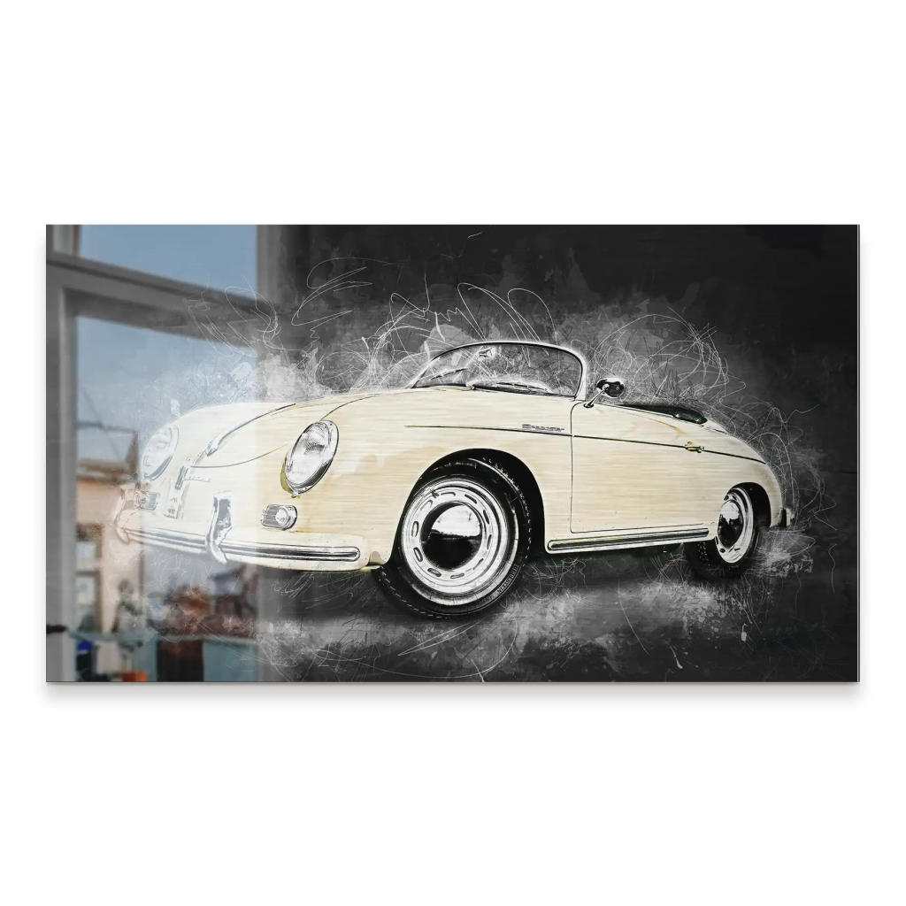 Ivory Elegance – Porsche Speedster 365 Alu gebürstet Bild INGALERIE