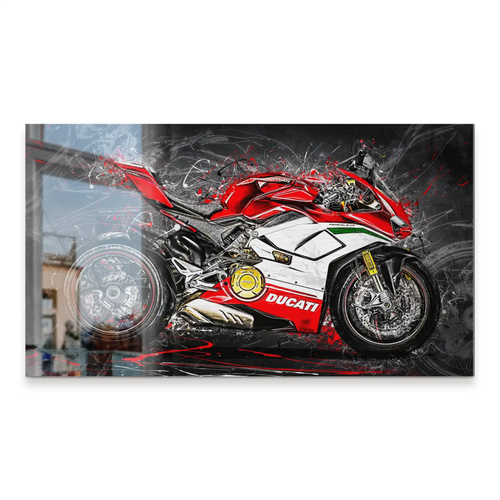 Ducati Panigale V4 Abstrakt Alu Gebürstet INGALERIE
