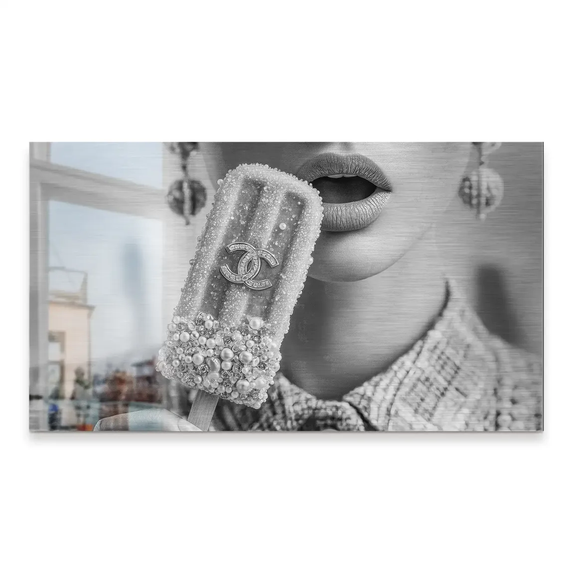 Coco Ice Art Black Edition Alu Gebürstet