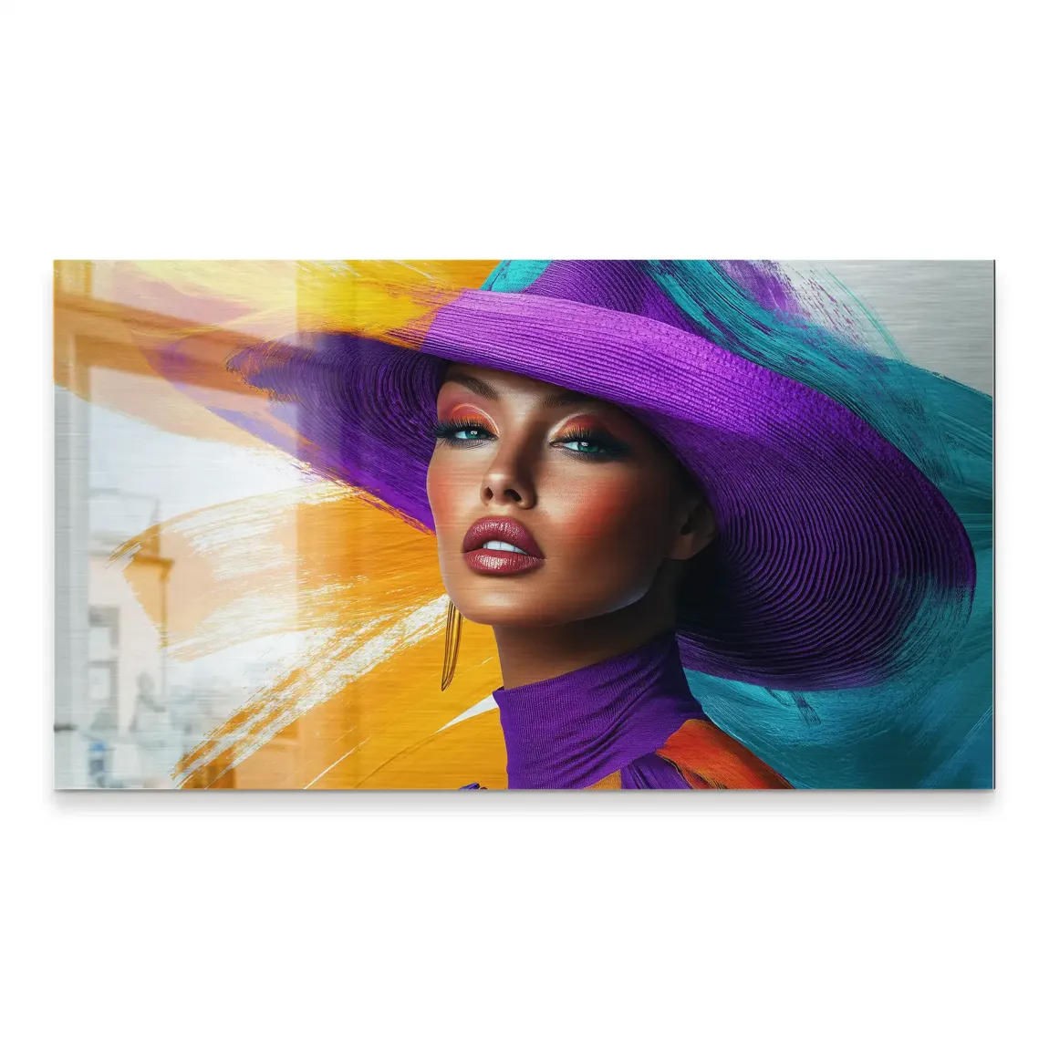 Vivid Fashion Color Art Alu Gebürstet