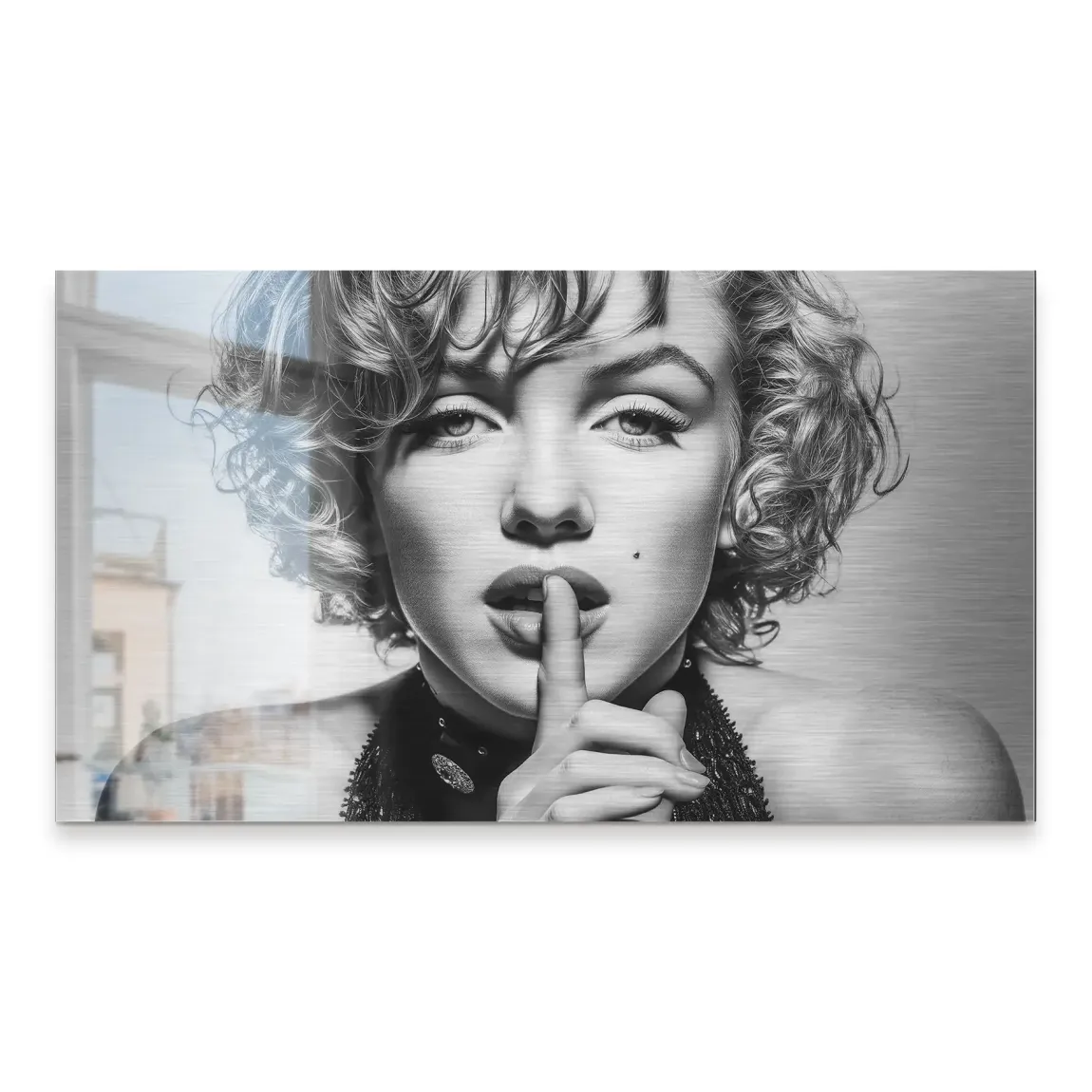 Marilyn Silent Secret Black Alu Gebürstet