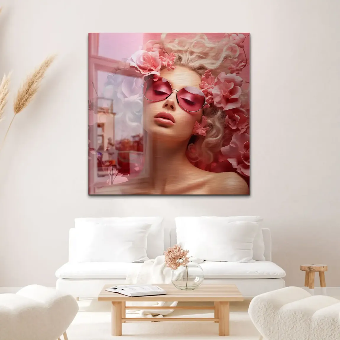 Pink Mirage Alu Gebürstet Bild