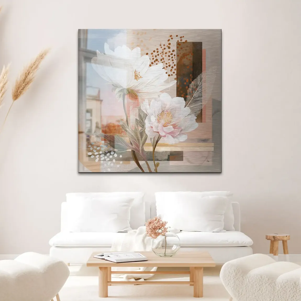 Soft Bloom Alu Gebürstet Bild