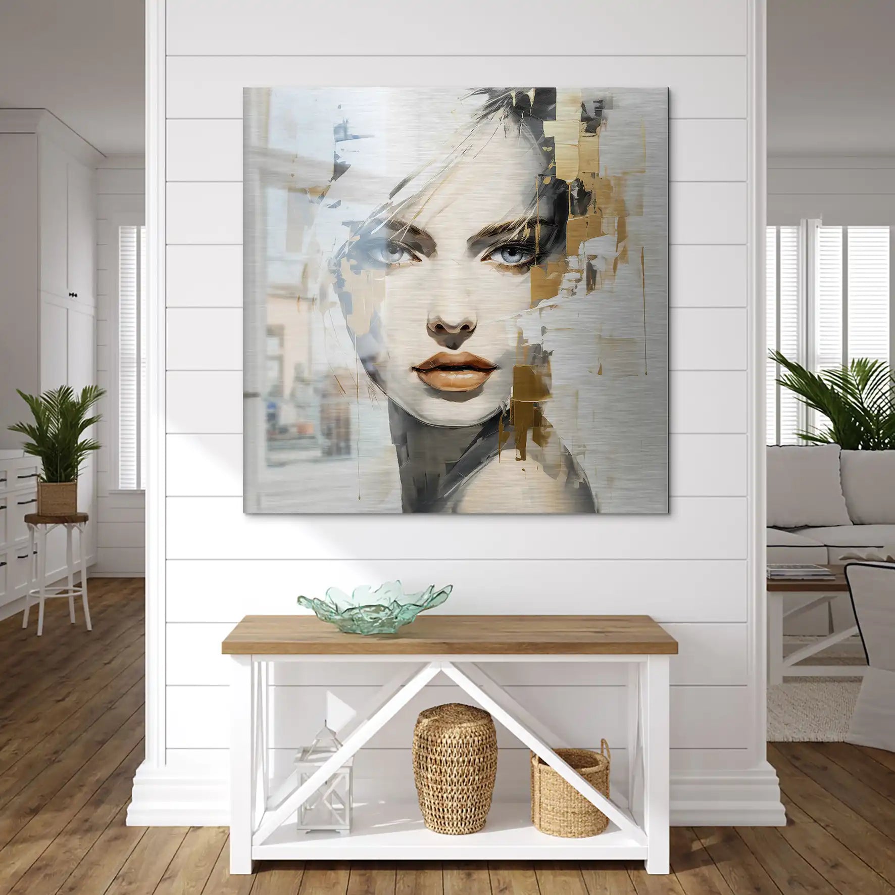 Golden Muse Alu gebürstet Bild INGALERIE