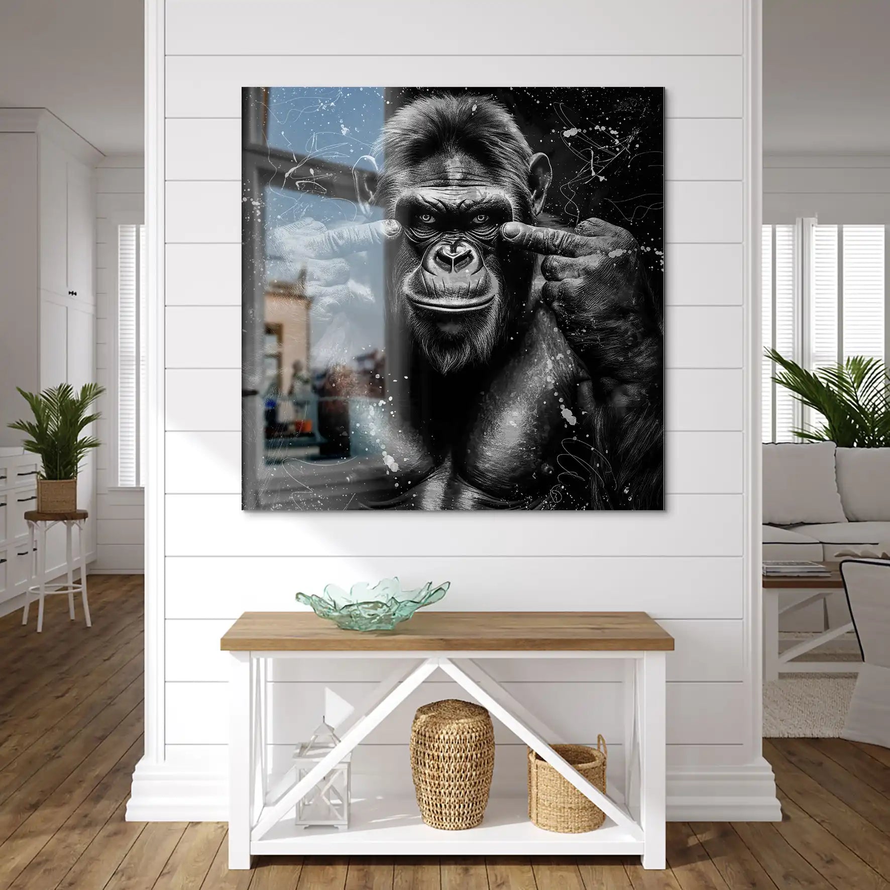 Bad Gorilla Nr.2 Alu Gebürstet INGALERIE