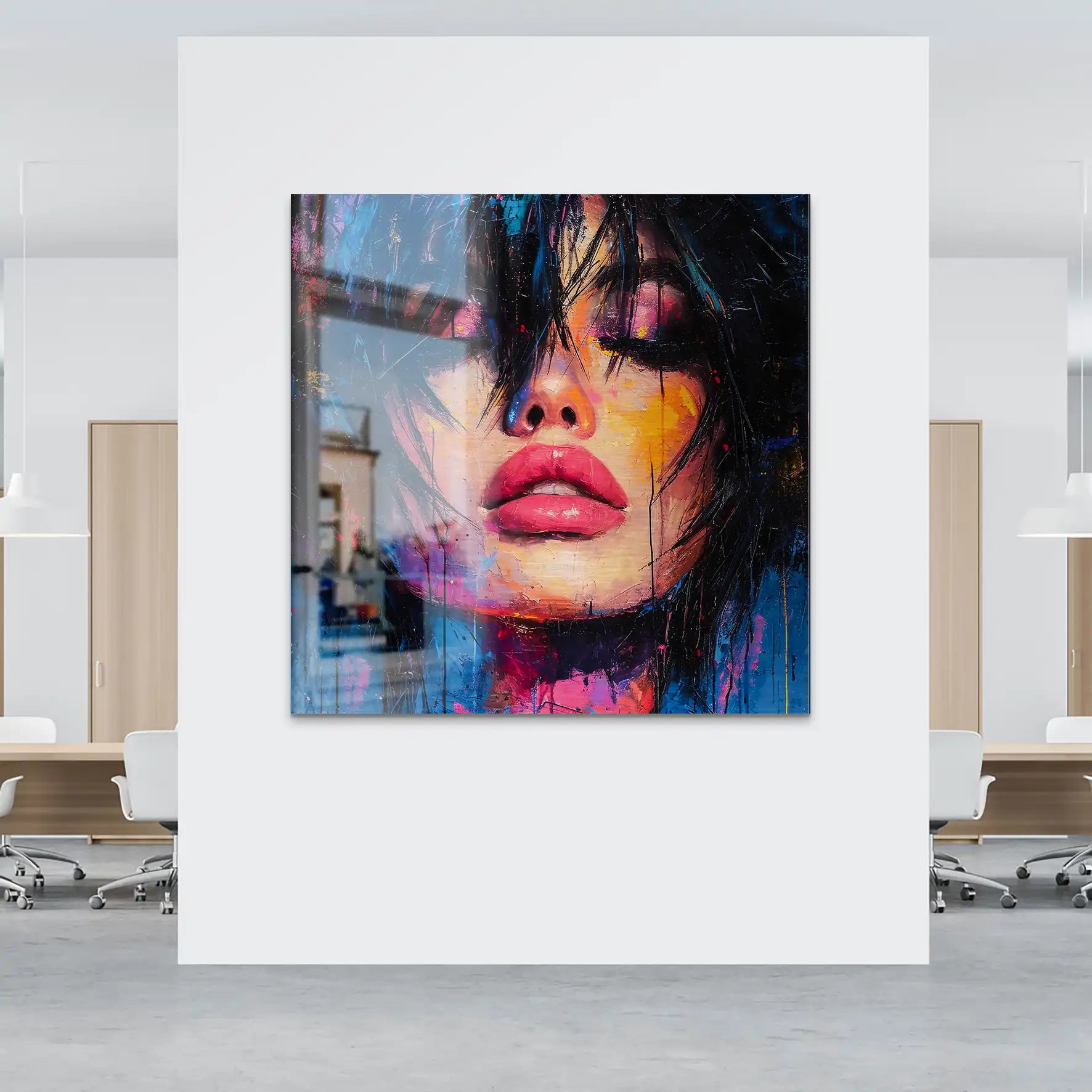 Sensual Abstrakt Beauty Nr.2 Alu Gebürstet INGALERIE