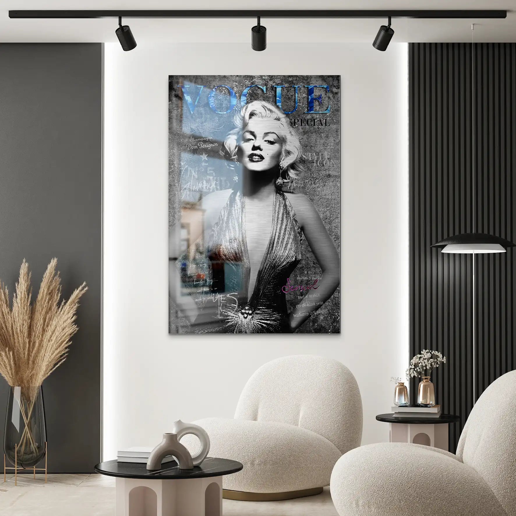 Marilyn Vogue AluDibond Gebürstet INGALERIE