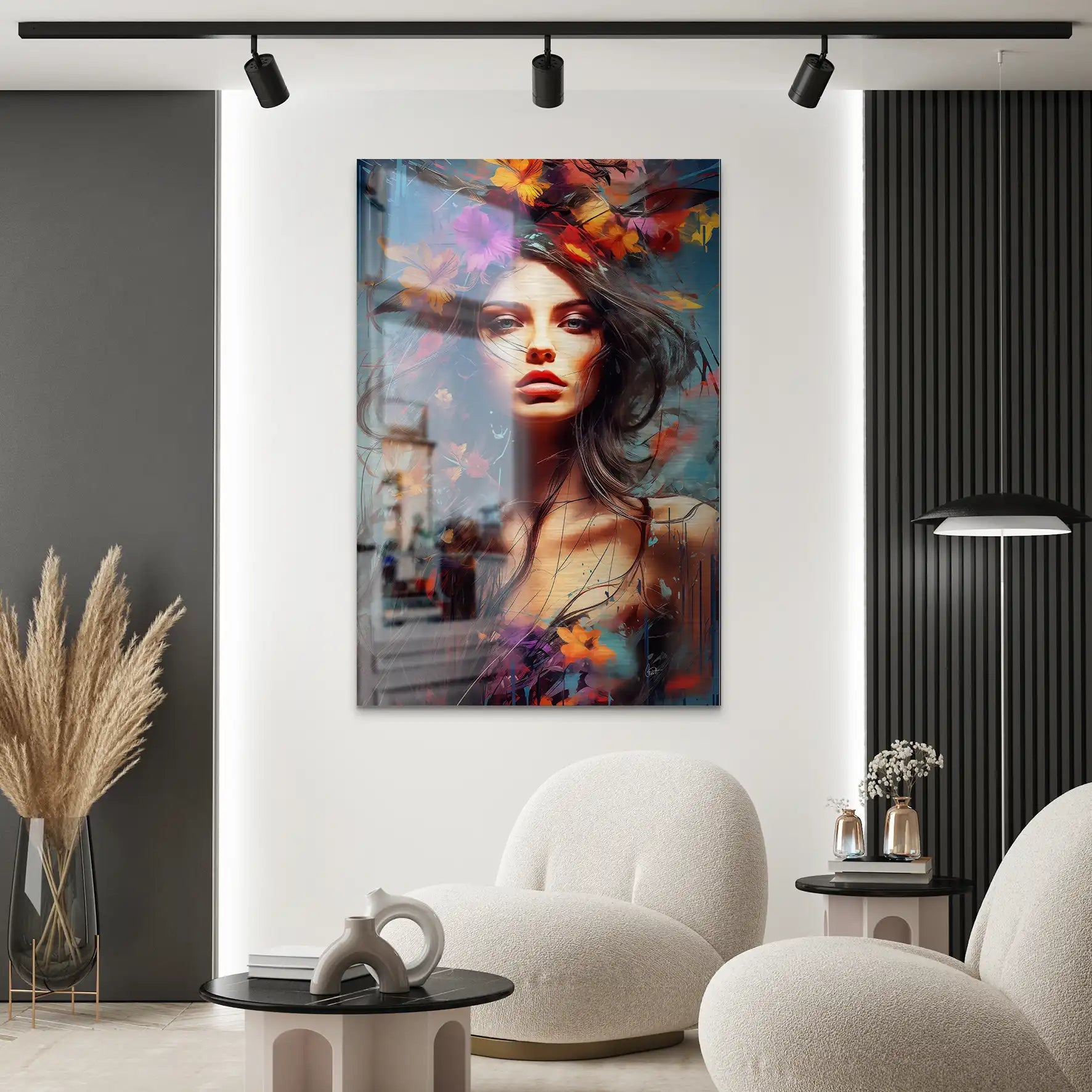 Beauty Art Abstrakt Alu Gebürstet Bild INGALERIE