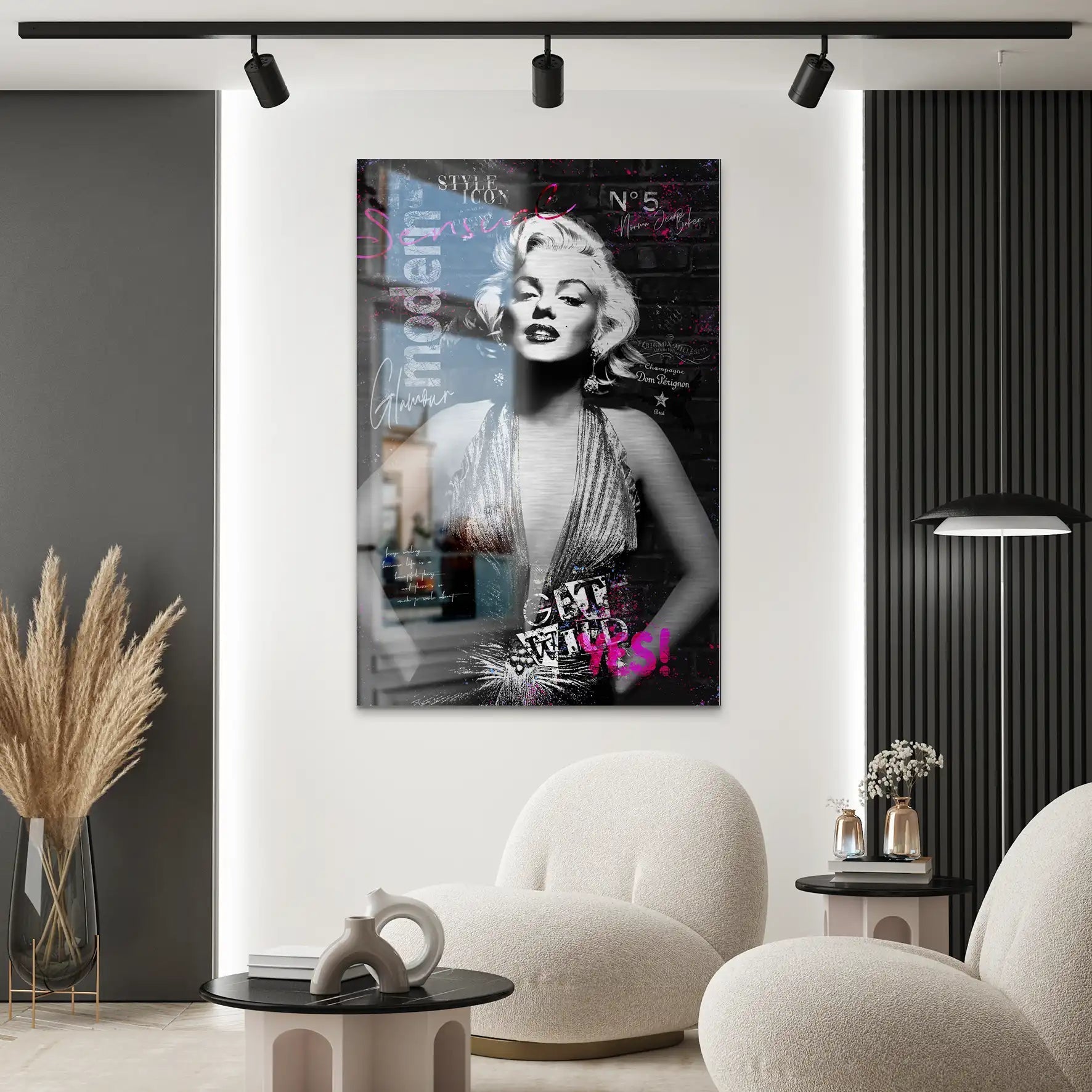 Marilyn Get Wild AluDibond Gebürstet INGALERIE