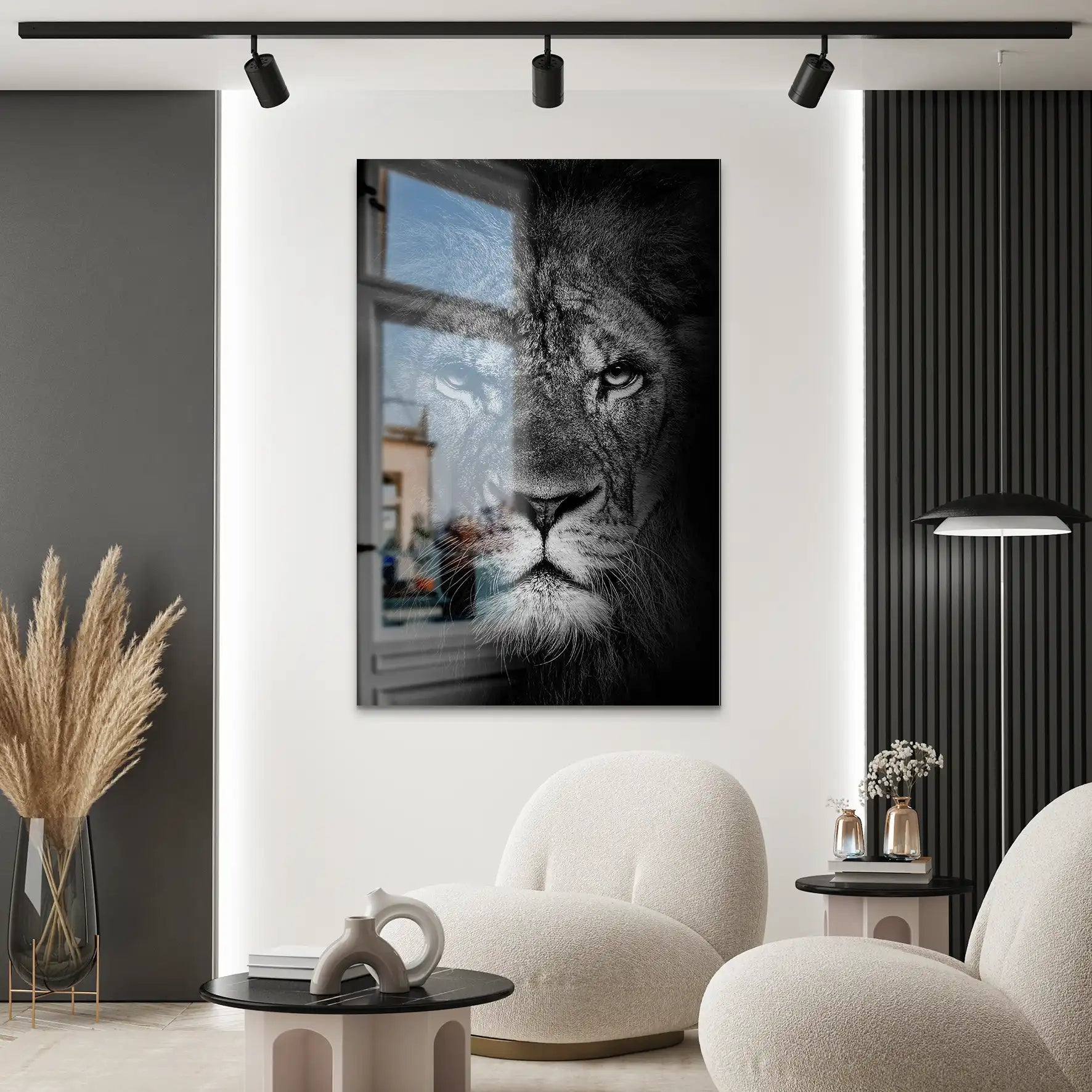 Lion Head AluDibond Gebürstet INGALERIE