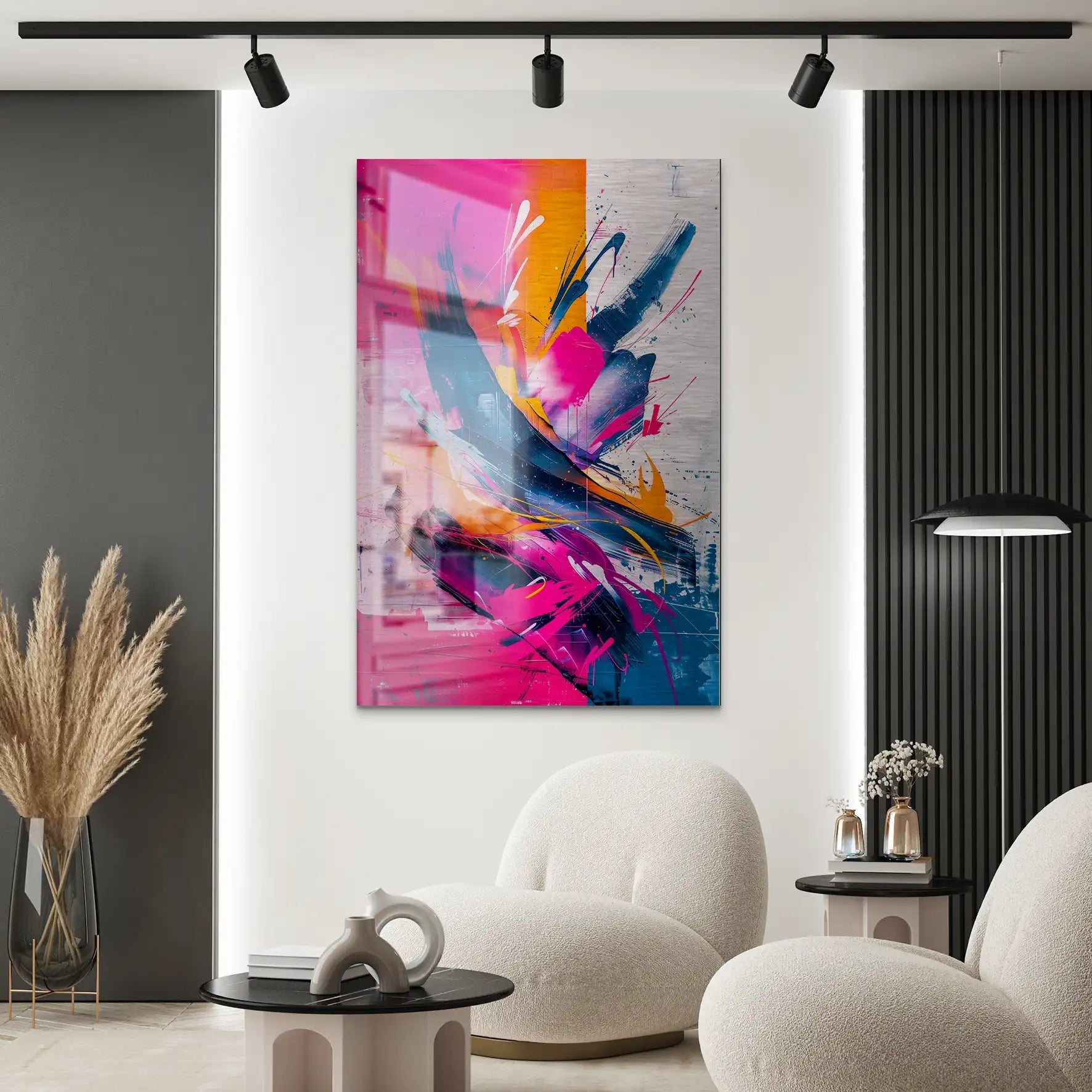 Abstrakt Nr.23 Alu Gebürstet Bild INGALERIE