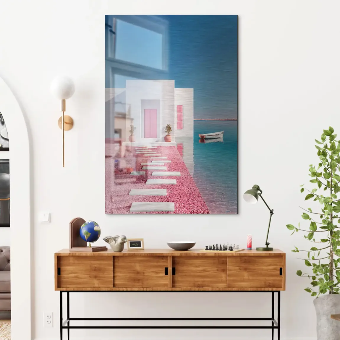 Casa Aurora Alu Dibond Bild gebürstet