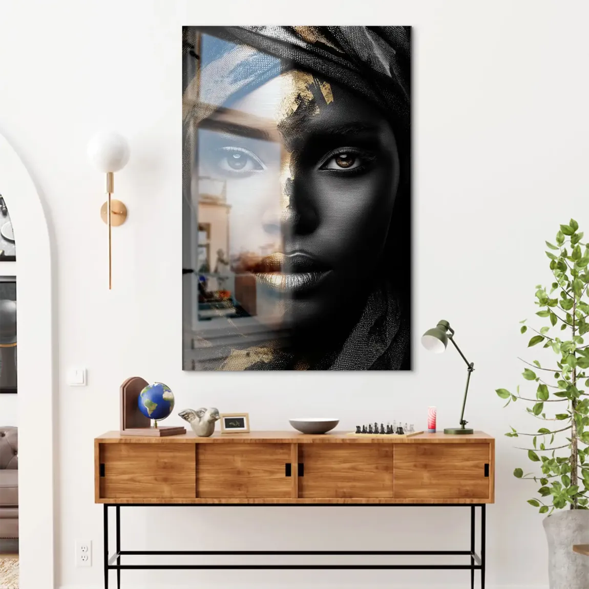 Dual Essence Alu Dibond Bild gebürstet - INGALERIE | Dein Onlineshop für moderne Wandbilder