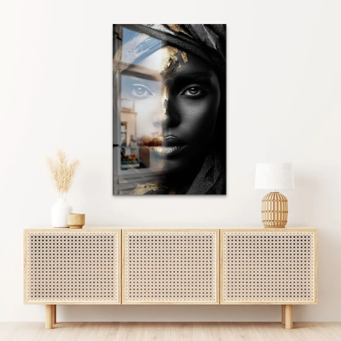 Dual Essence Alu Dibond Bild gebürstet - INGALERIE | Dein Onlineshop für moderne Wandbilder