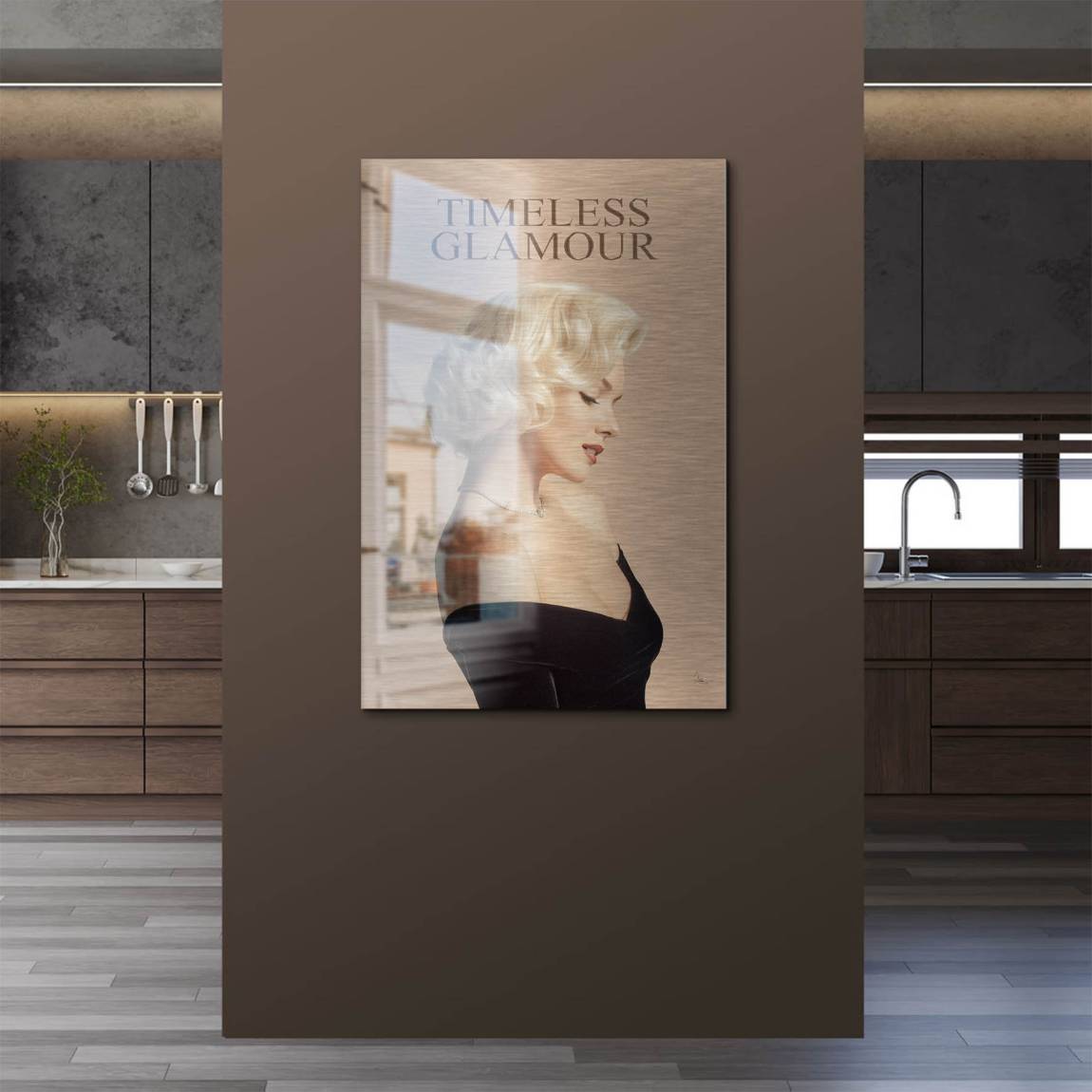 Marilyn Hollywood Grace Aluminiumbild gebürstet