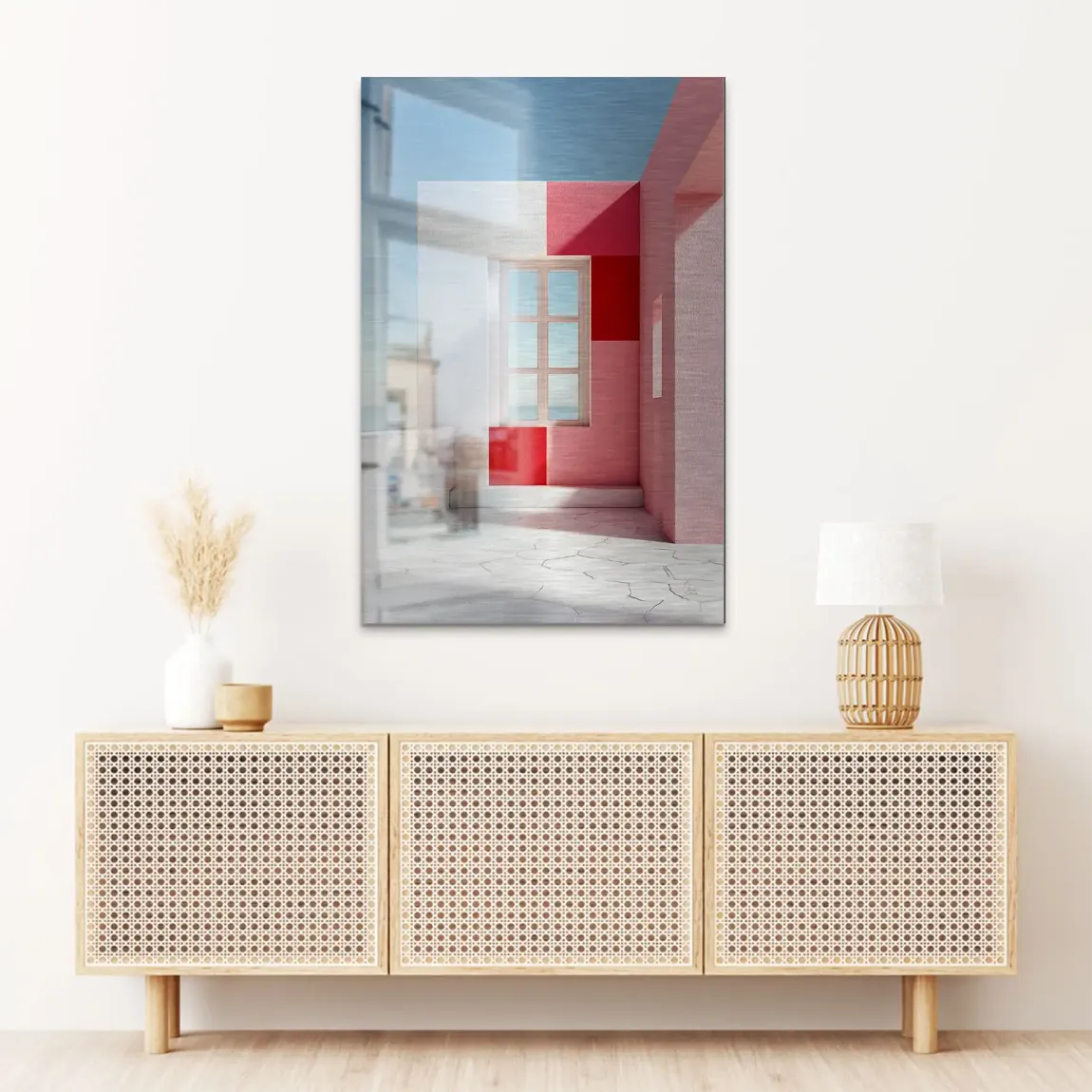 Ocean Vista Alu Dibond Bild gebürstet - INGALERIE | Dein Onlineshop für moderne Wandbilder