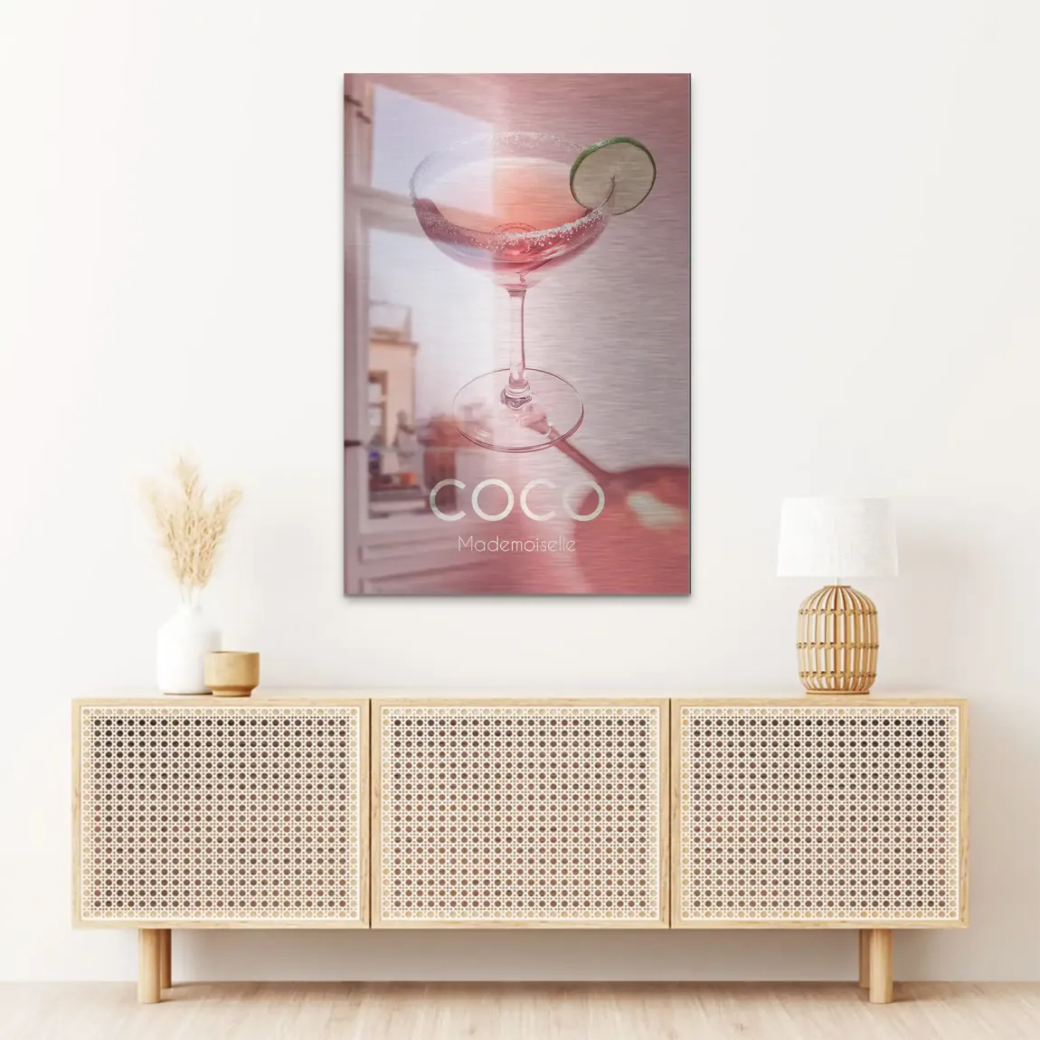 Parisian Essence Alu Dibond Bild gebürstet - INGALERIE | Dein Onlineshop für moderne Wandbilder
