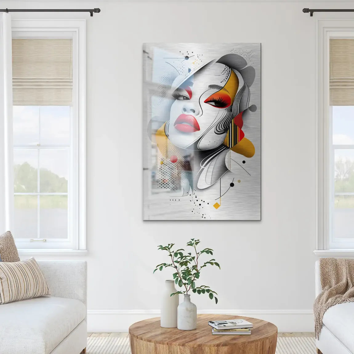Femme Fatale Modern Art AluDibond Gebürstet INGALERIE