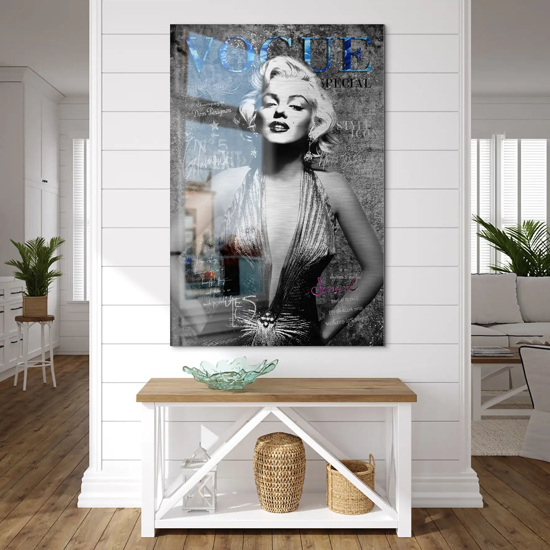 Marilyn Vogue AluDibond Gebürstet INGALERIE
