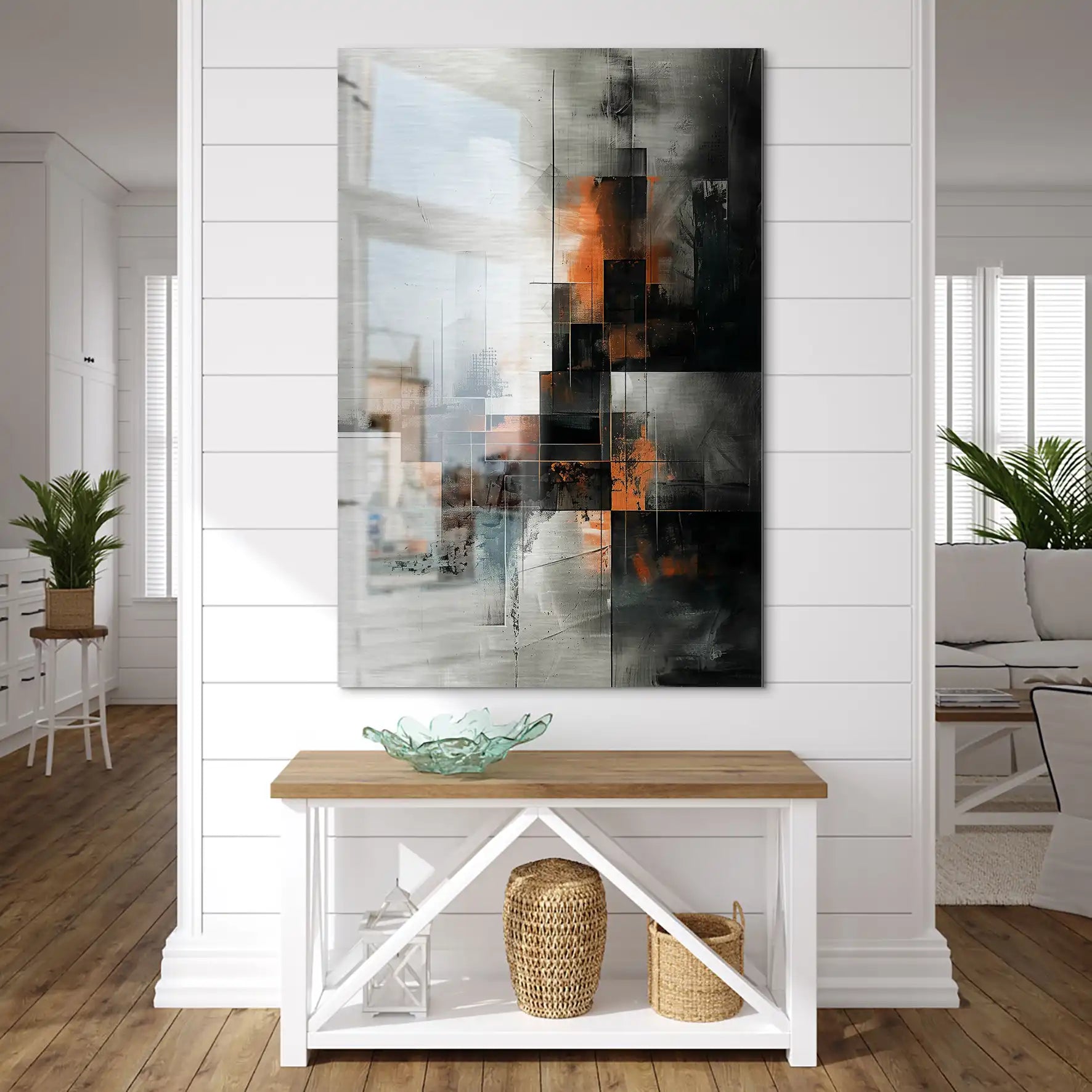 Abstrakt Nr.25 Alu Gebürstet Bild INGALERIE