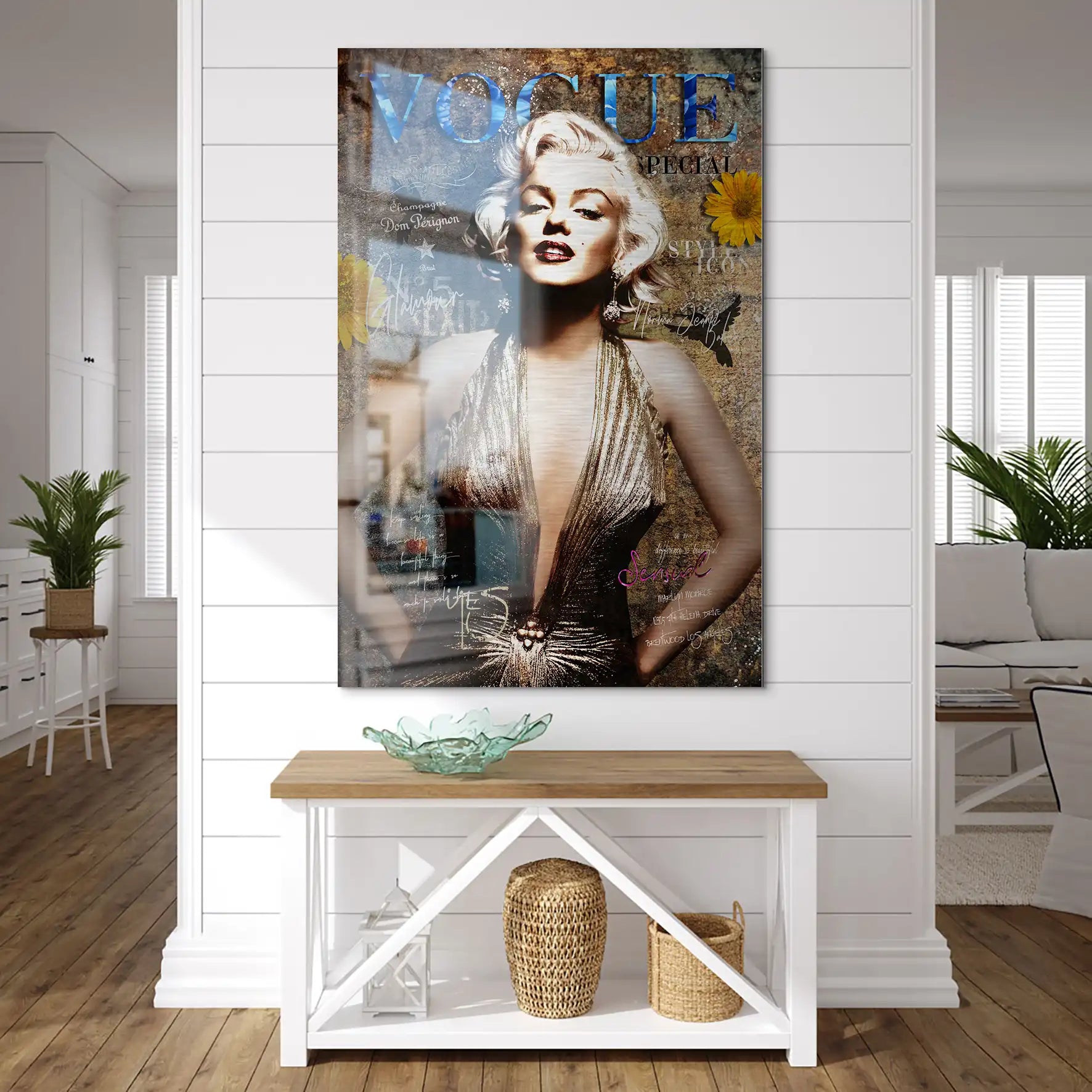 Marilyn Sensual AluDibond Gebürstet INGALERIE