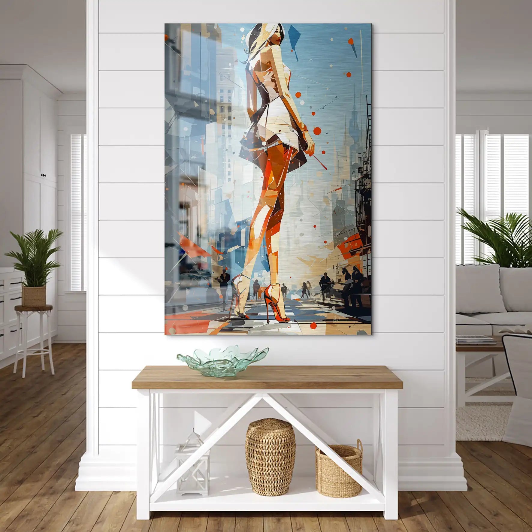 City Walk New York Pop Art AluDibond Gebürstet INGALERIE