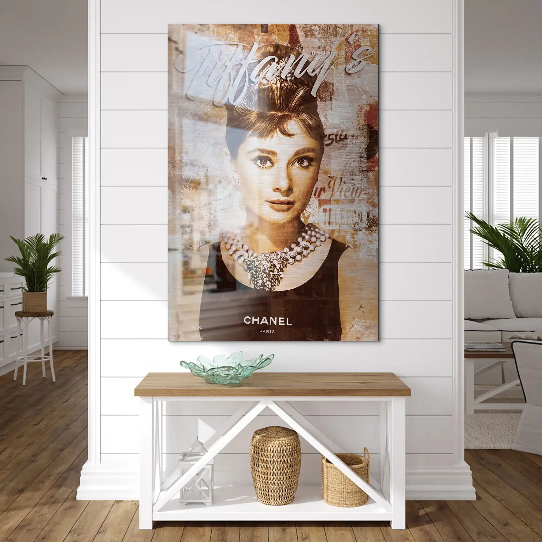 Audrey Tiffany Retro Art AluDibond Gebürstet INGALERIE