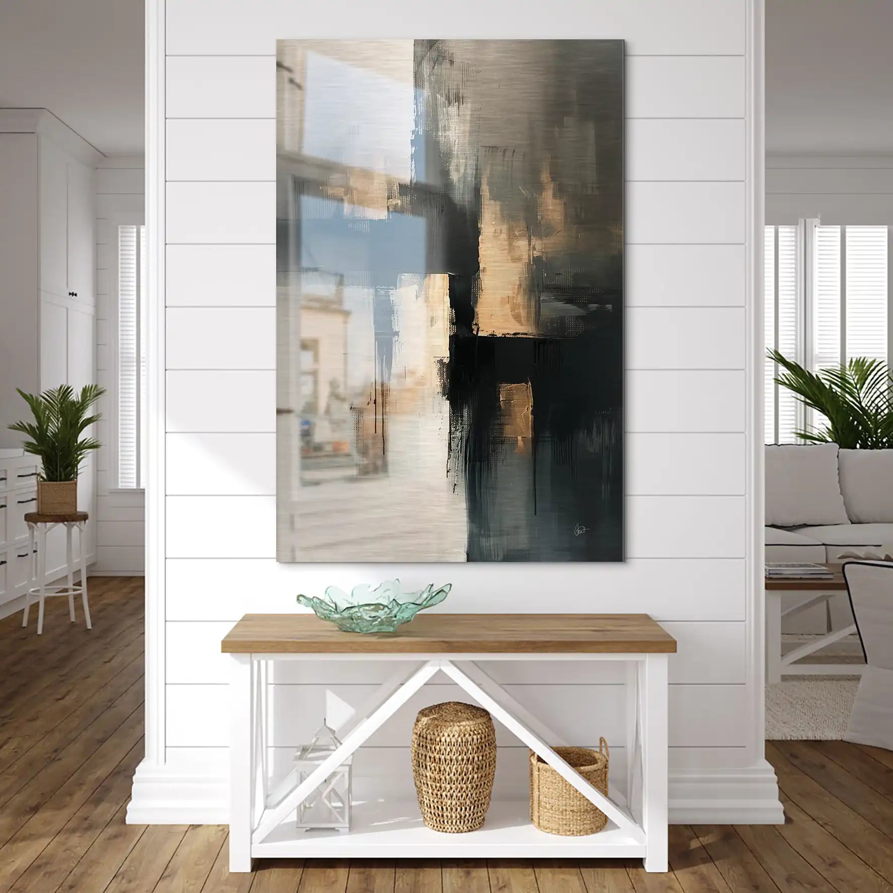 Abstrakt Nr.24 Alu Gebürstet Bild INGALERIE