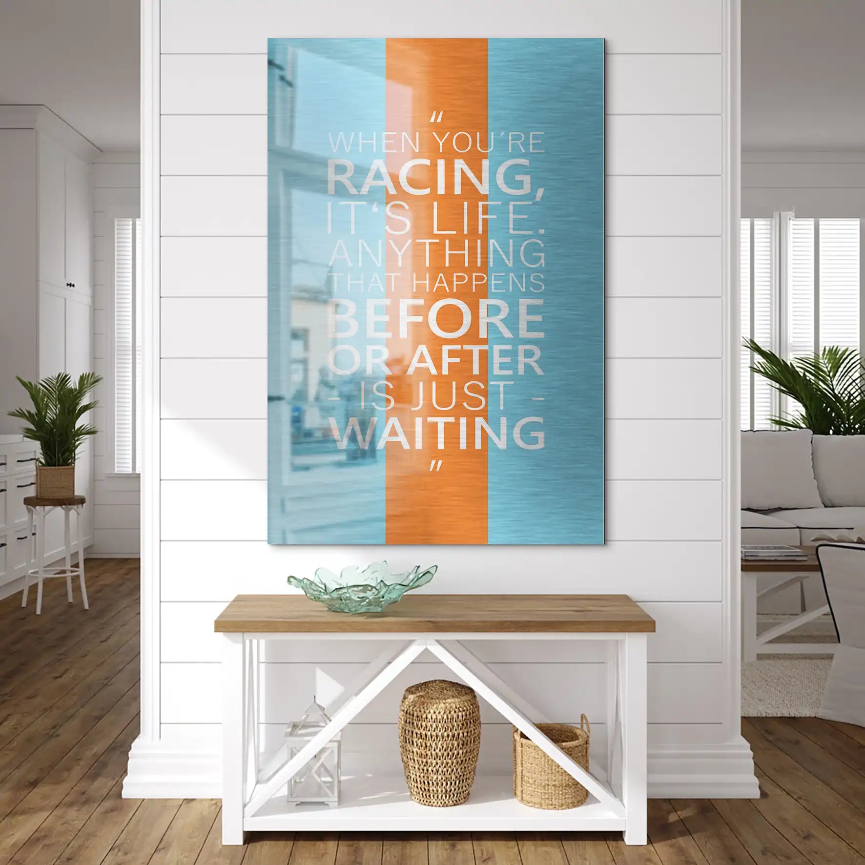 Racing Is Life AluDibond Gebürstet INGALERIE