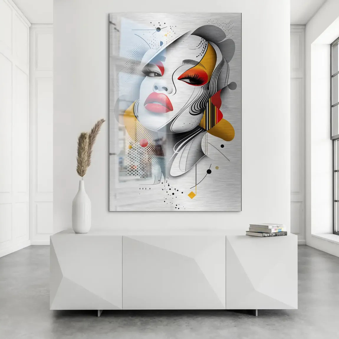 Femme Fatale Modern Art AluDibond Gebürstet INGALERIE