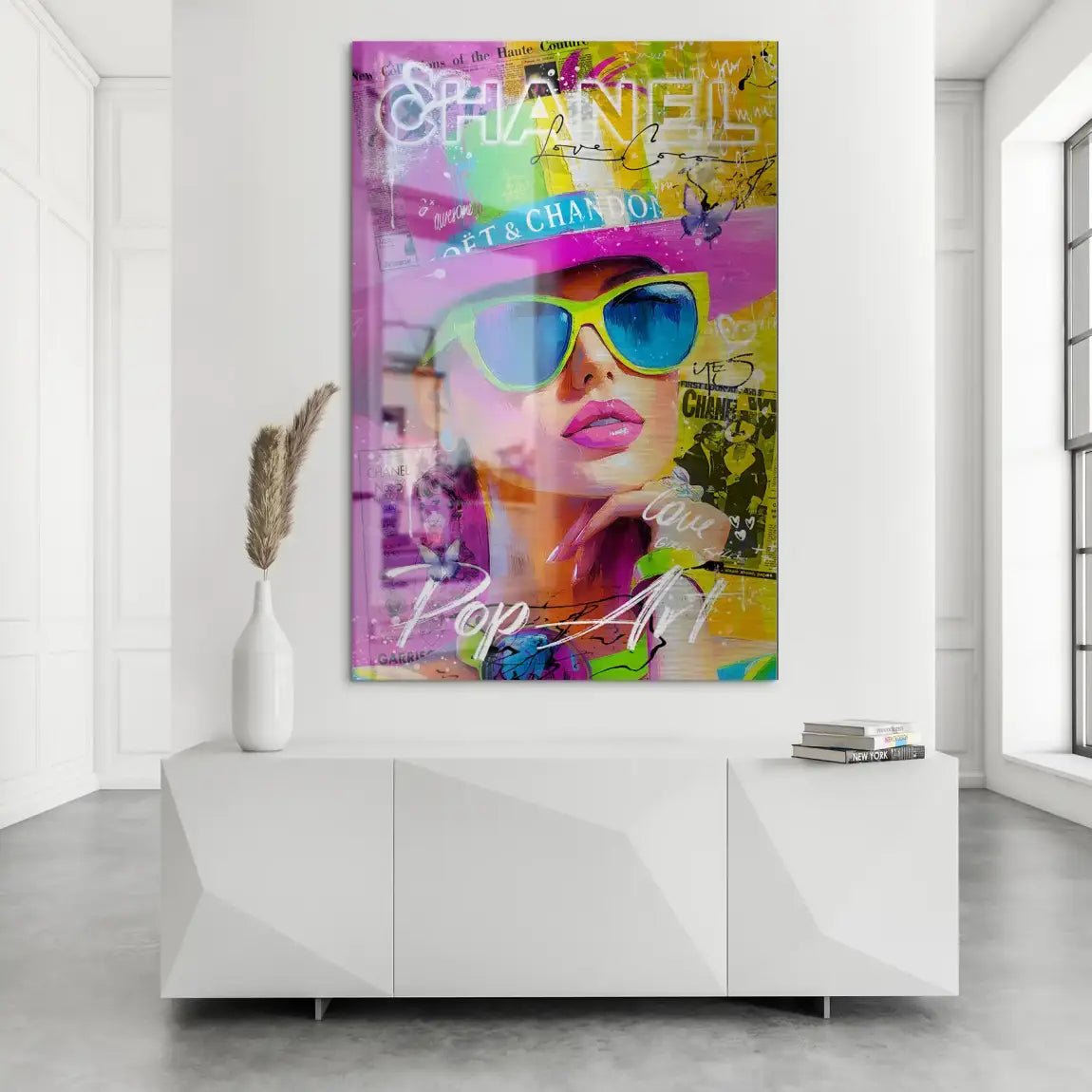 Chanel Pop Art Beauty Nr.4 AluDibond Gebürstet INGALERIE