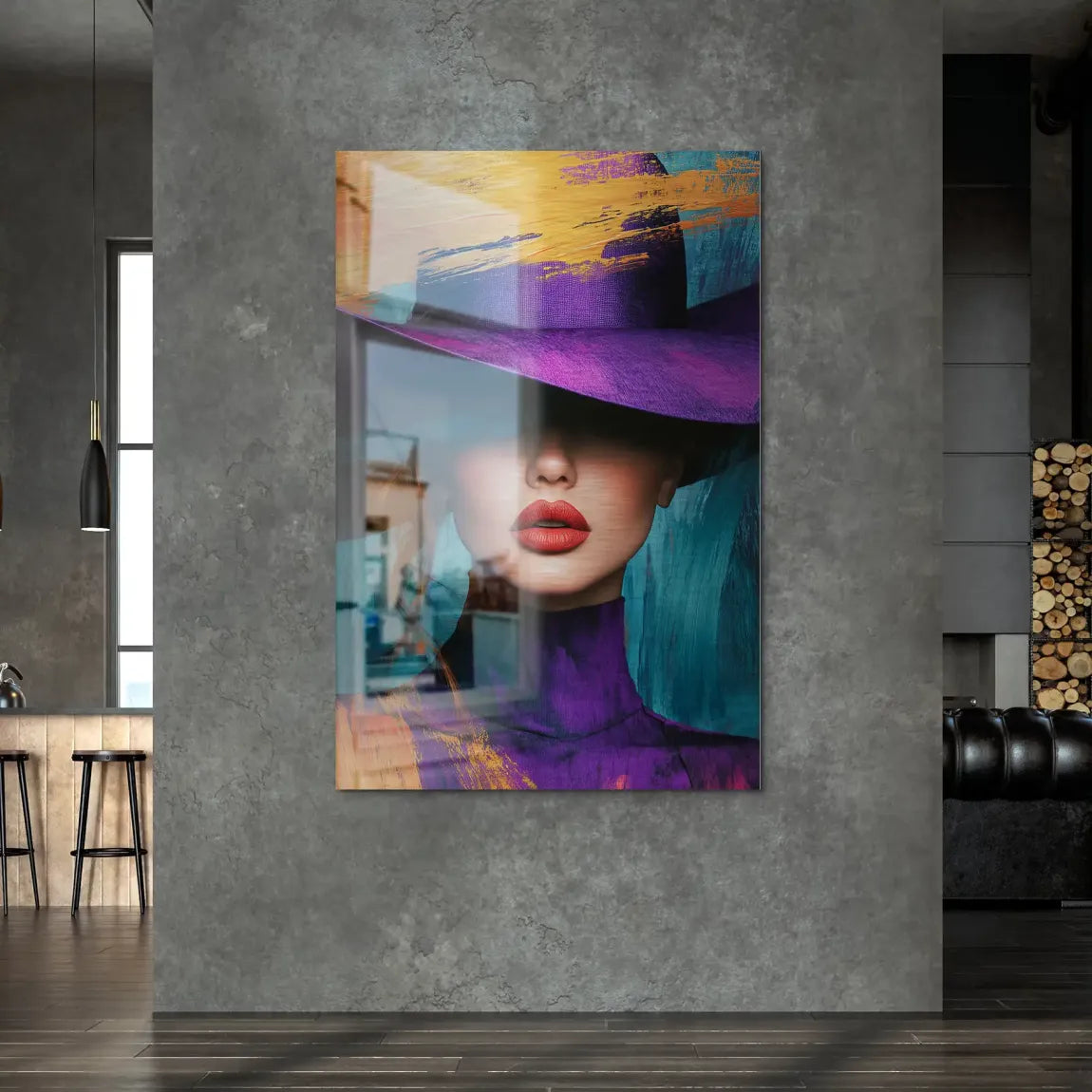 Queen of Color Alu Dibond Bild gebürstet INGALERIE