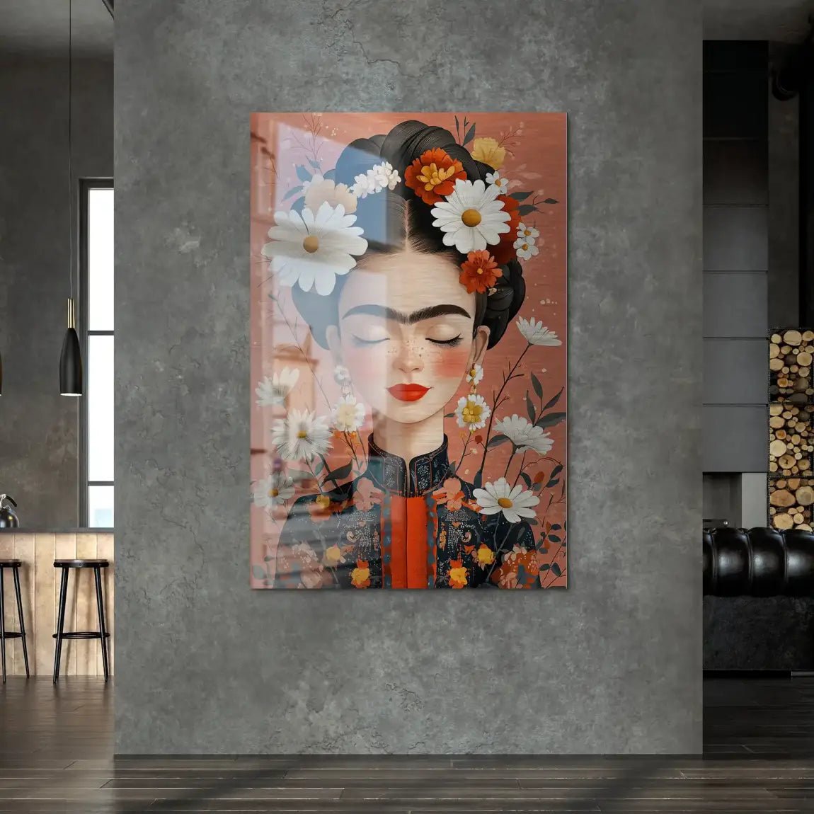 Frida Flower Nr.3 AluDibond Gebürstet INGALERIE