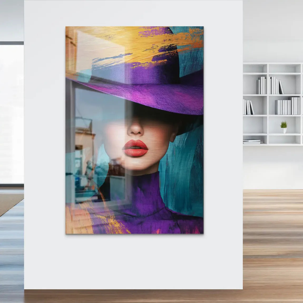 Queen of Color Alu Dibond Bild gebürstet INGALERIE