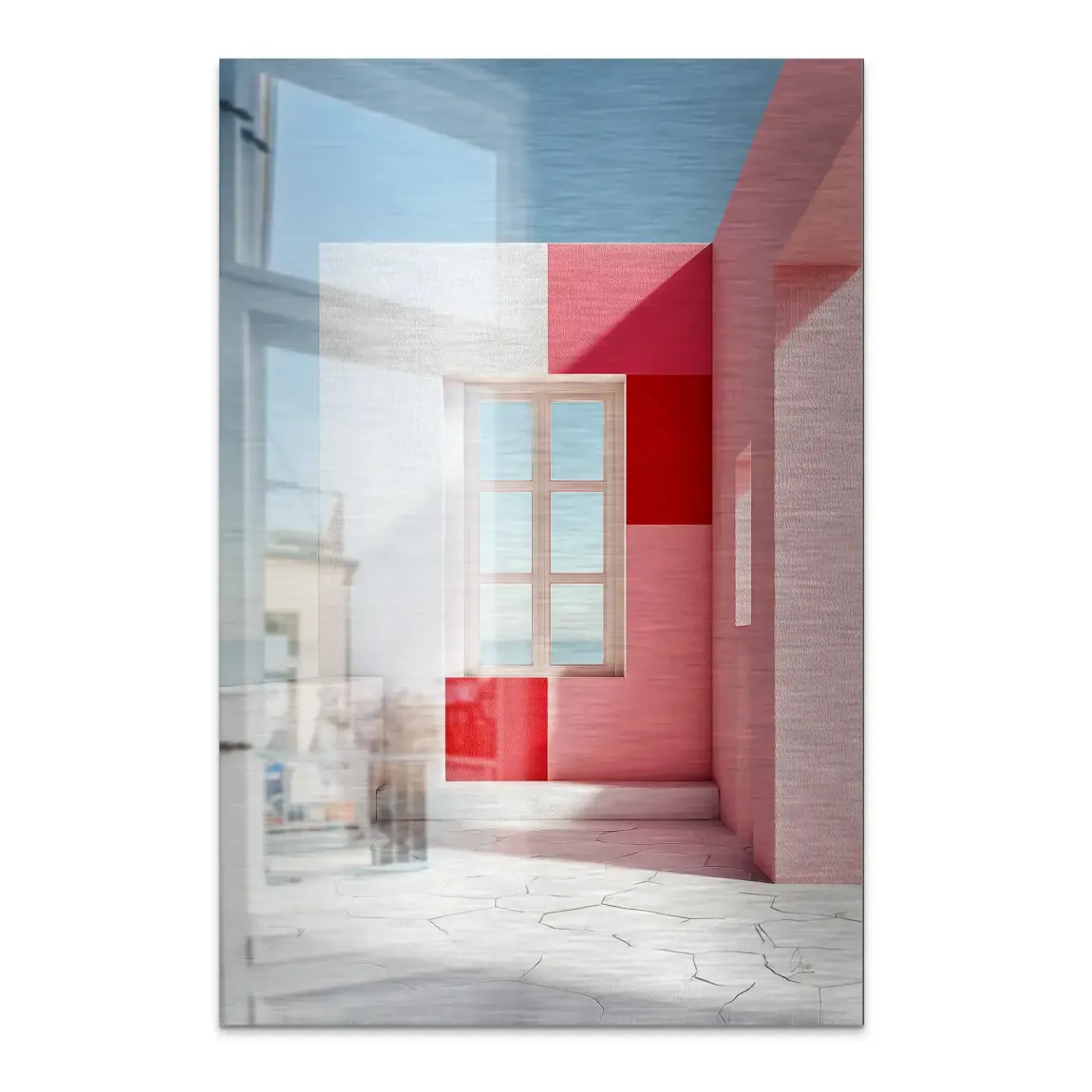 Ocean Vista Alu Dibond Bild gebürstet - INGALERIE | Dein Onlineshop für moderne Wandbilder