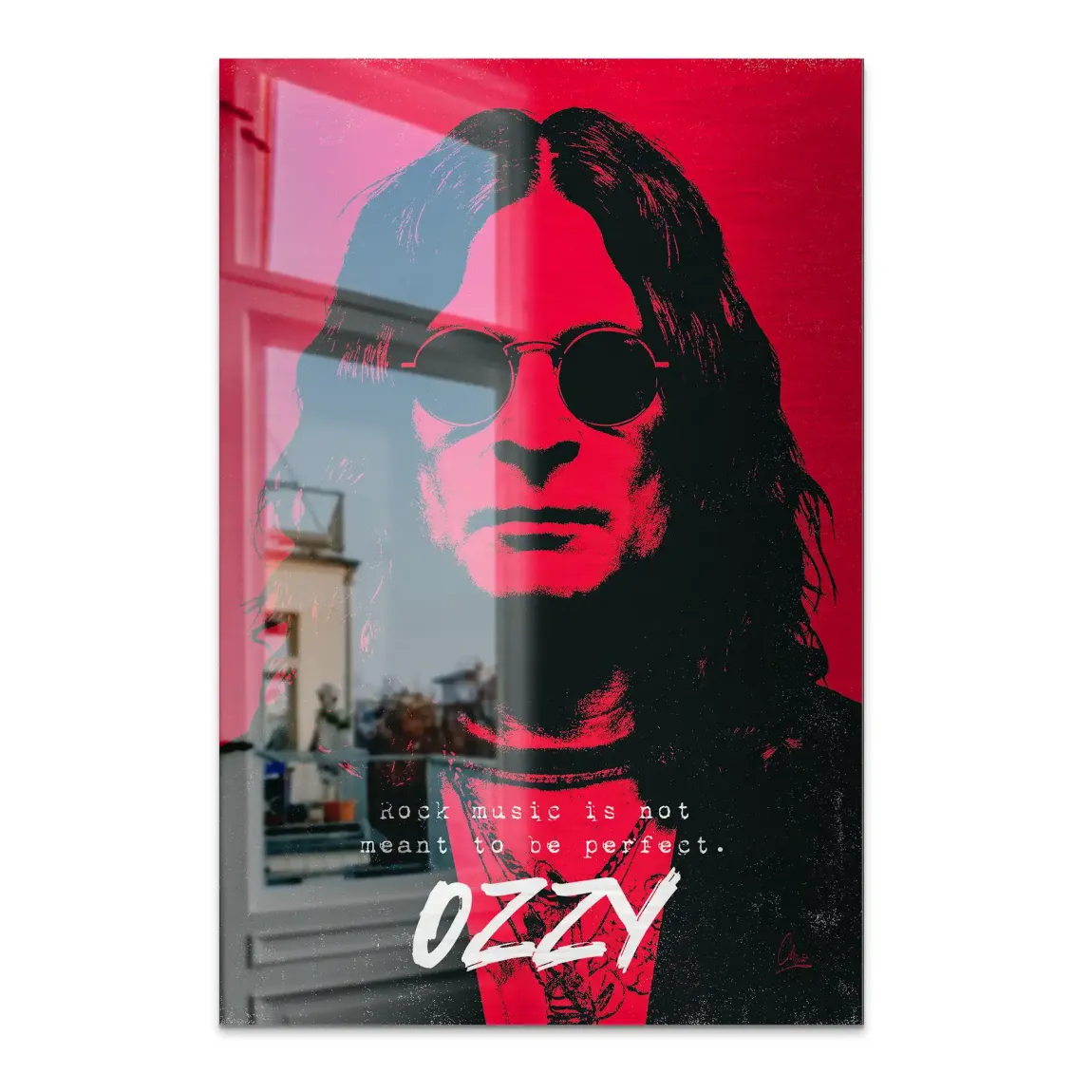 Ozzy Rock Spirit Alu Dibond Bild gebürstet