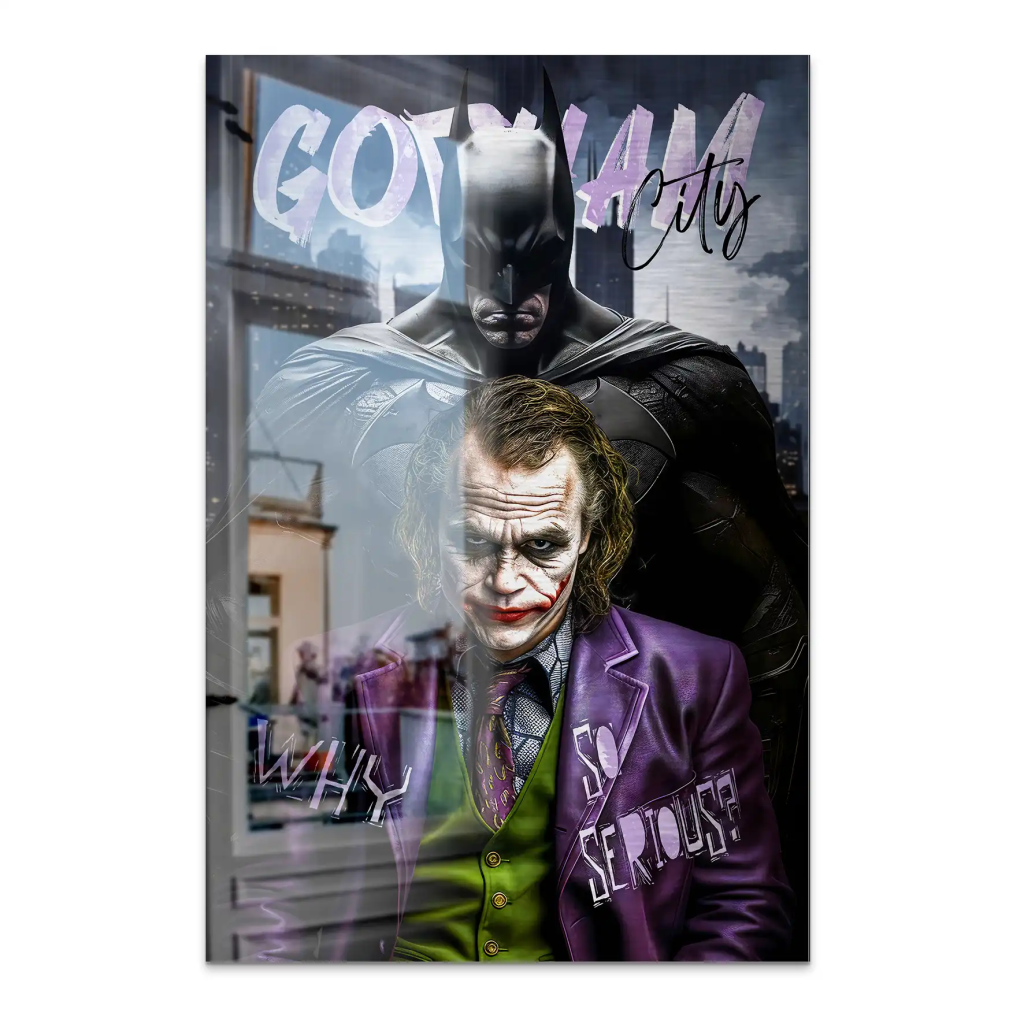 Batman Joker AluDibond Gebürstet INGALERIE