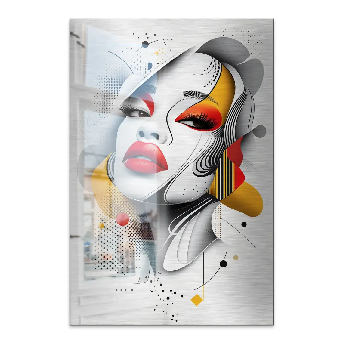 Femme Fatale Modern Art AluDibond Gebürstet INGALERIE