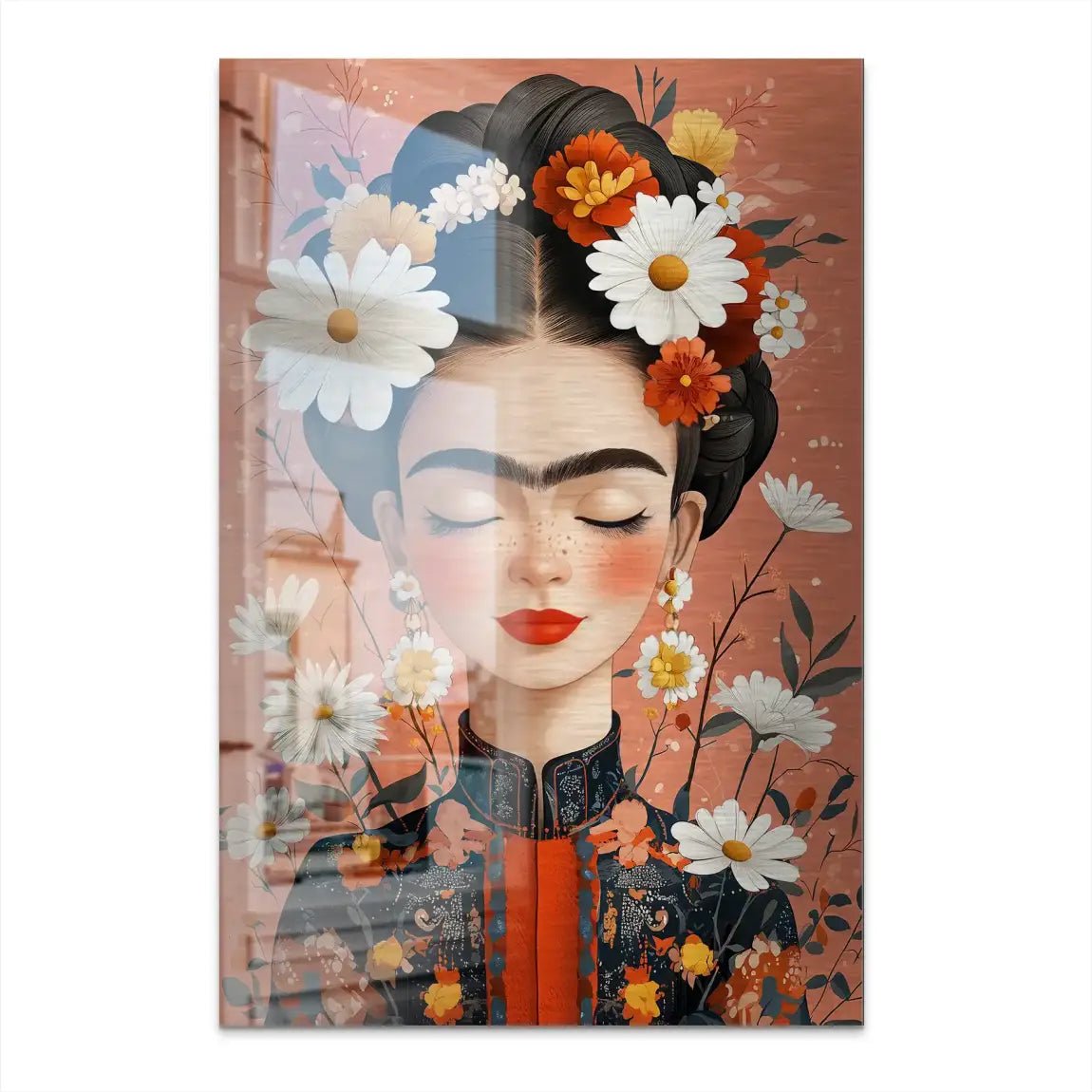 Frida Flower Nr.3 AluDibond Gebürstet INGALERIE