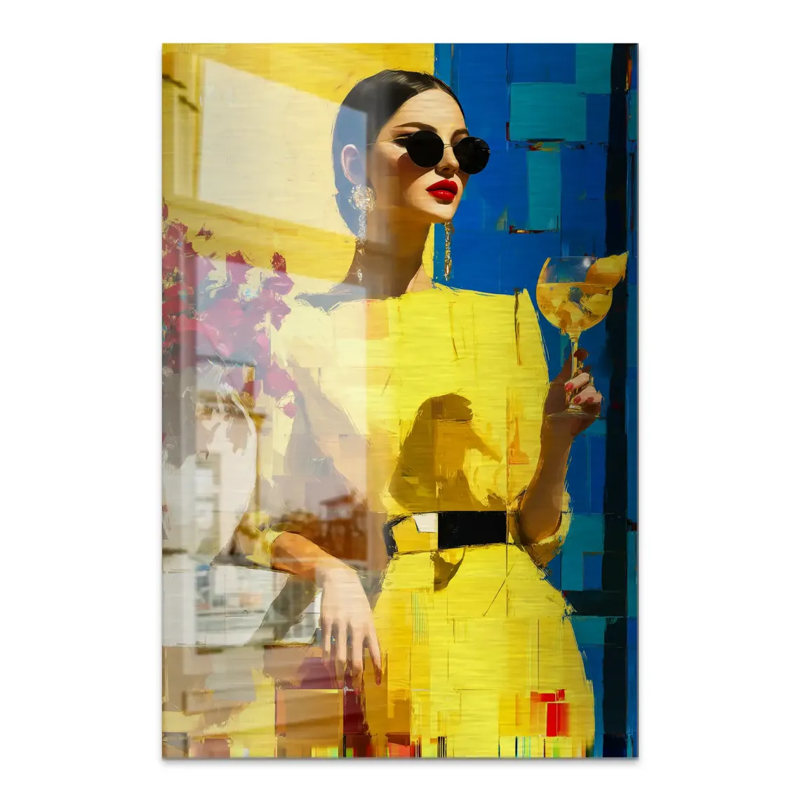 Riviera Elegance Alu Dibond Bild gebürstet INGALERIE