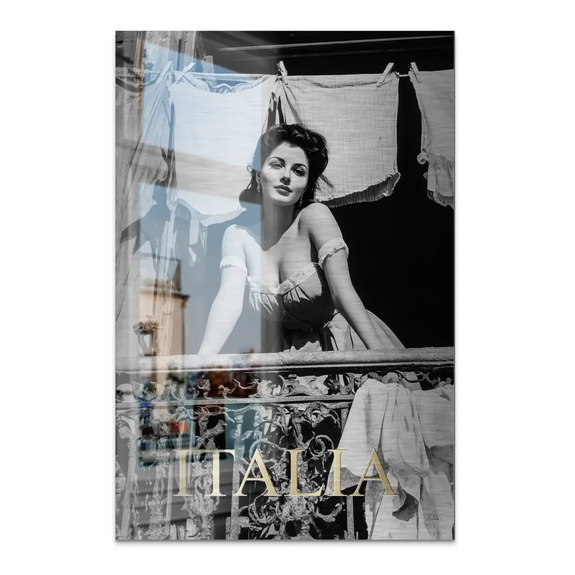 Bella Donna Noir Alu Dibond Bild gebürstet