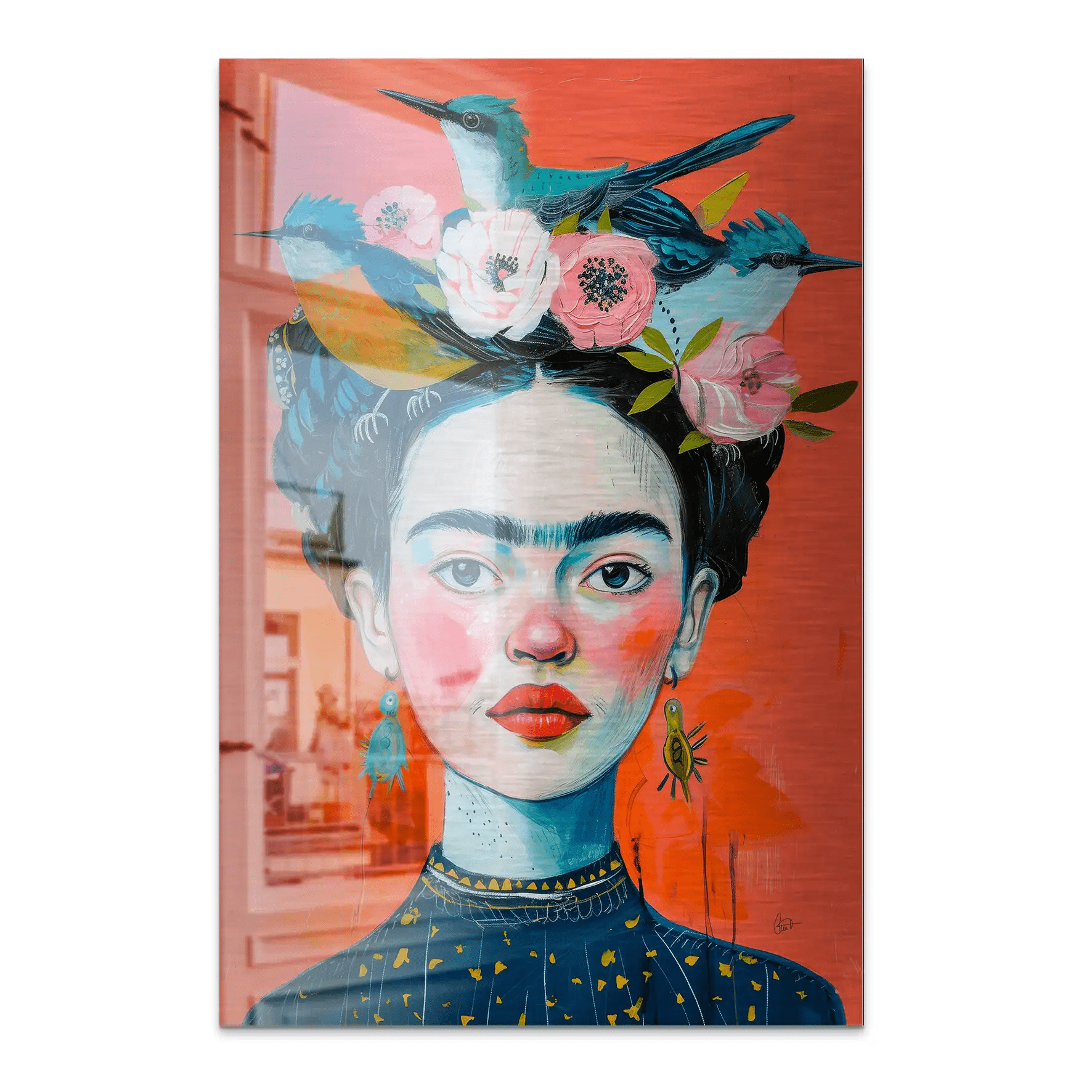 Frida Bird AluDibond Gebürstet INGALERIE