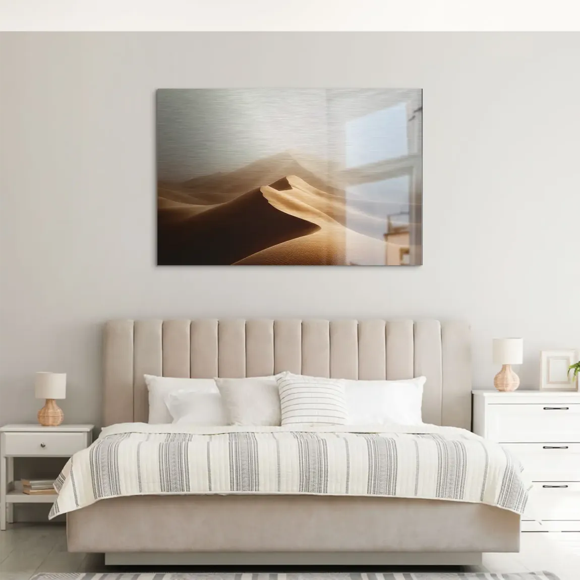 Wüstennebel AluDibond Gebürstet