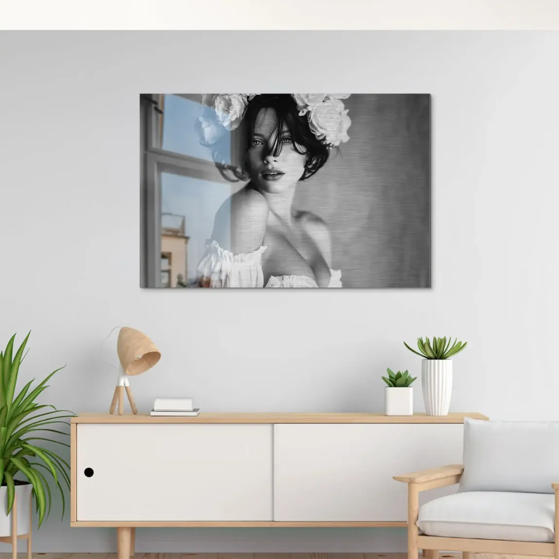 Whispered Roses Erotik Alu Gebürstet Bild
