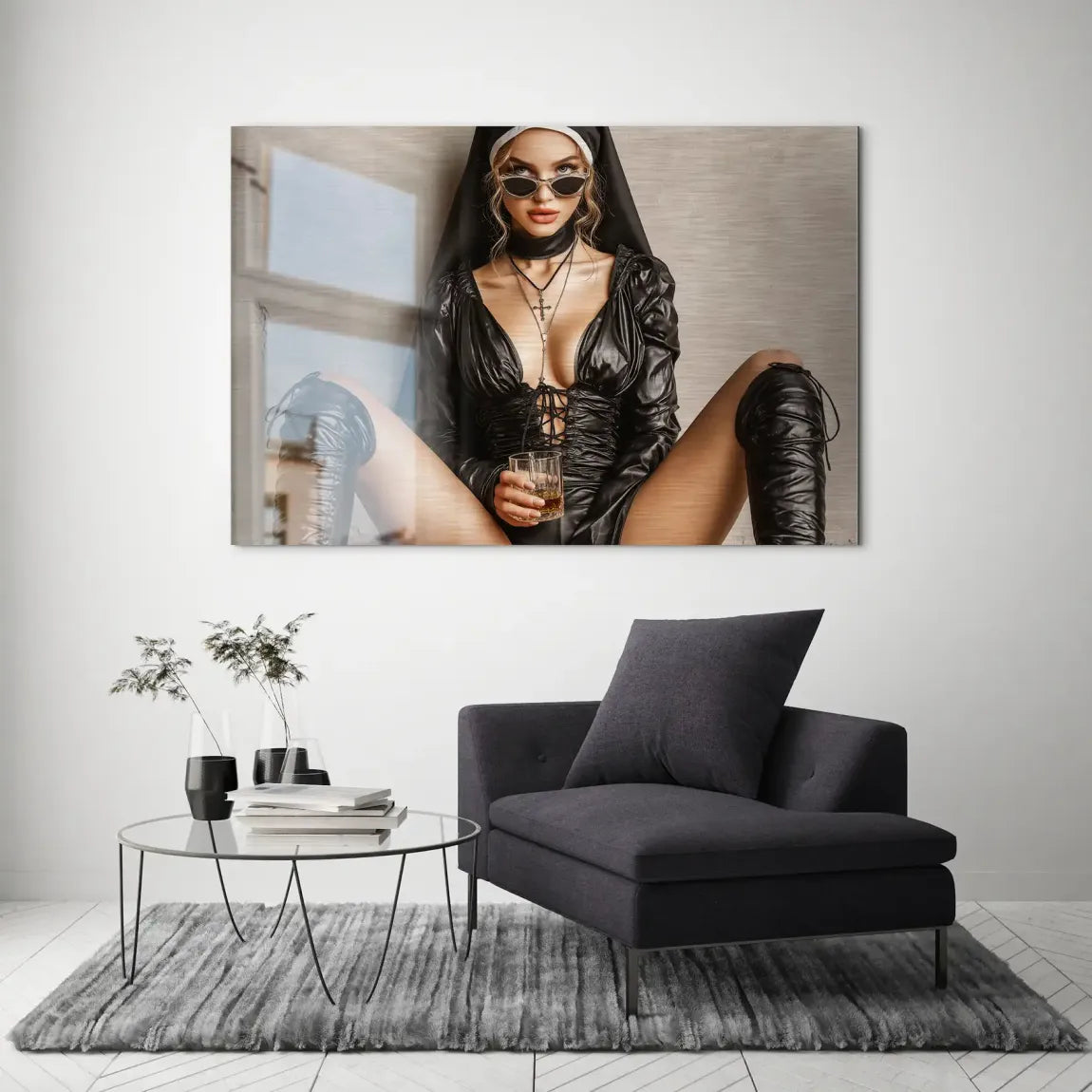 Sister Noir Intense AluDibond Gebürstet INGALERIE