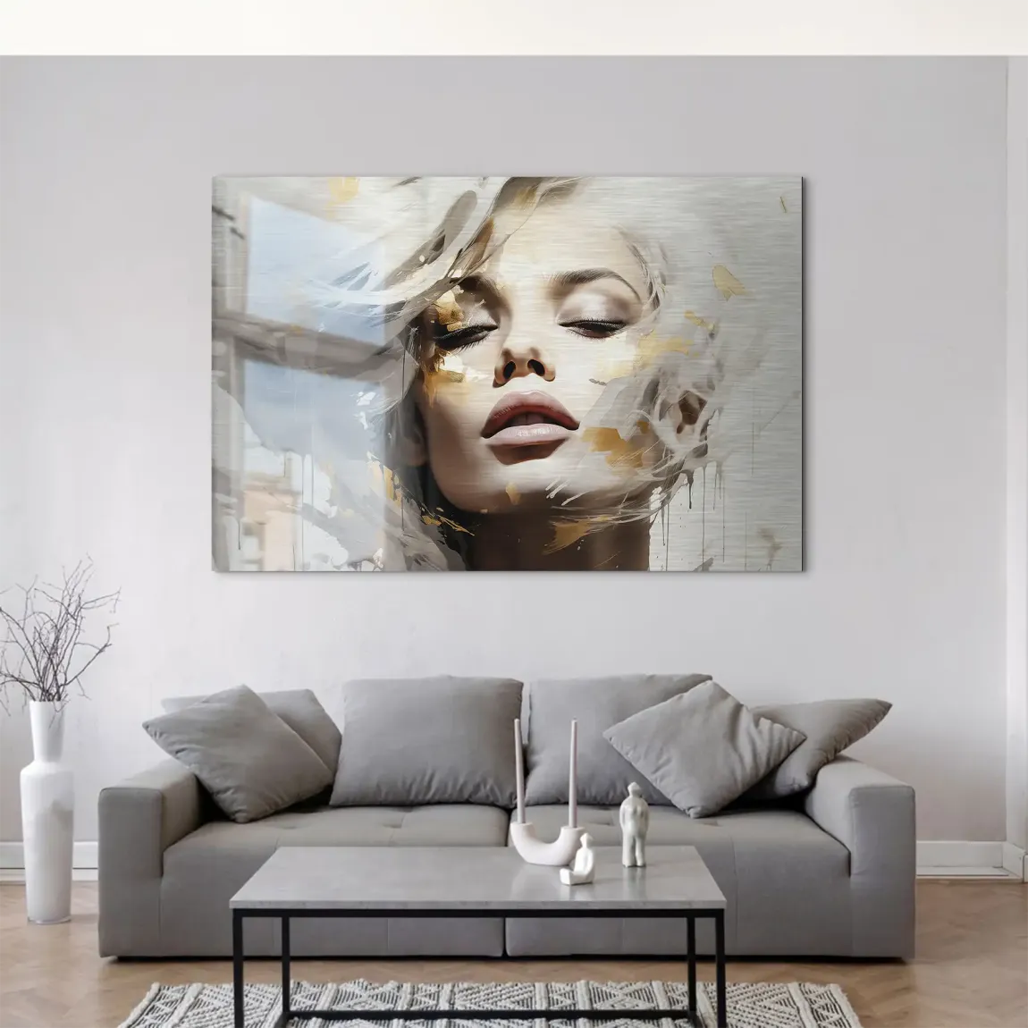 Golden Dreams AluDibond Gebürstet