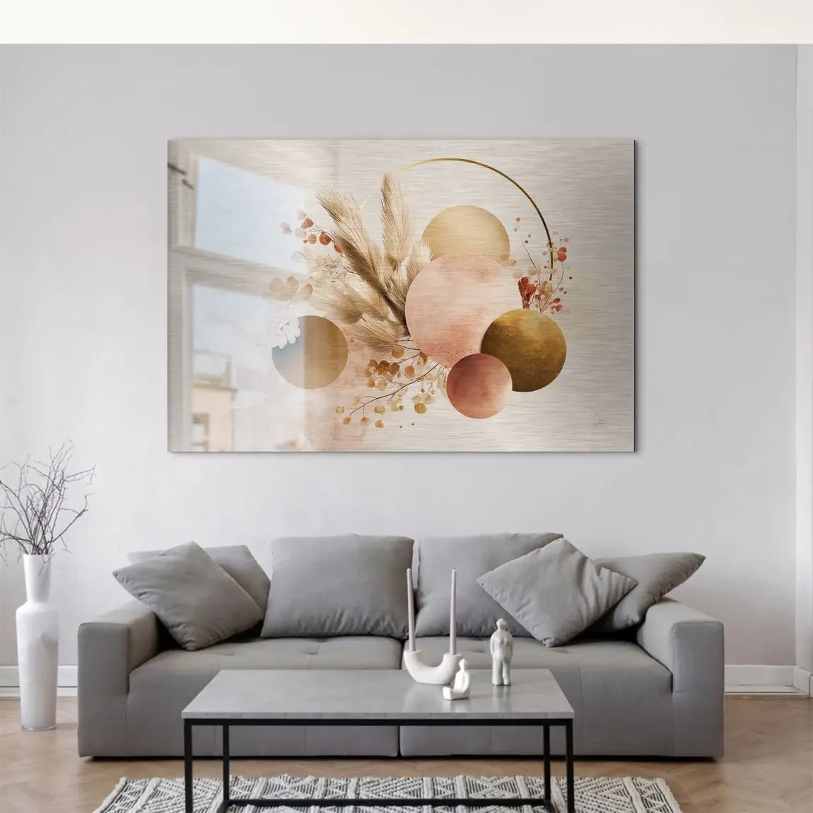 Golden Balance AluDibond Gebürstet