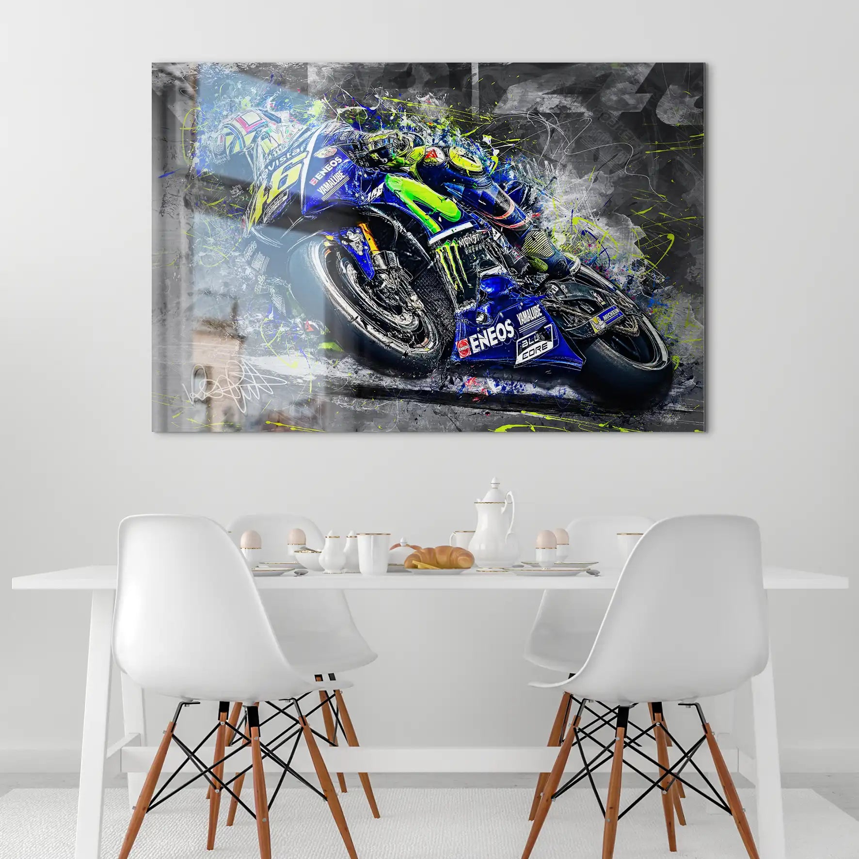 Yamaha Rossi Style AluDibond Gebürstet INGALERIE