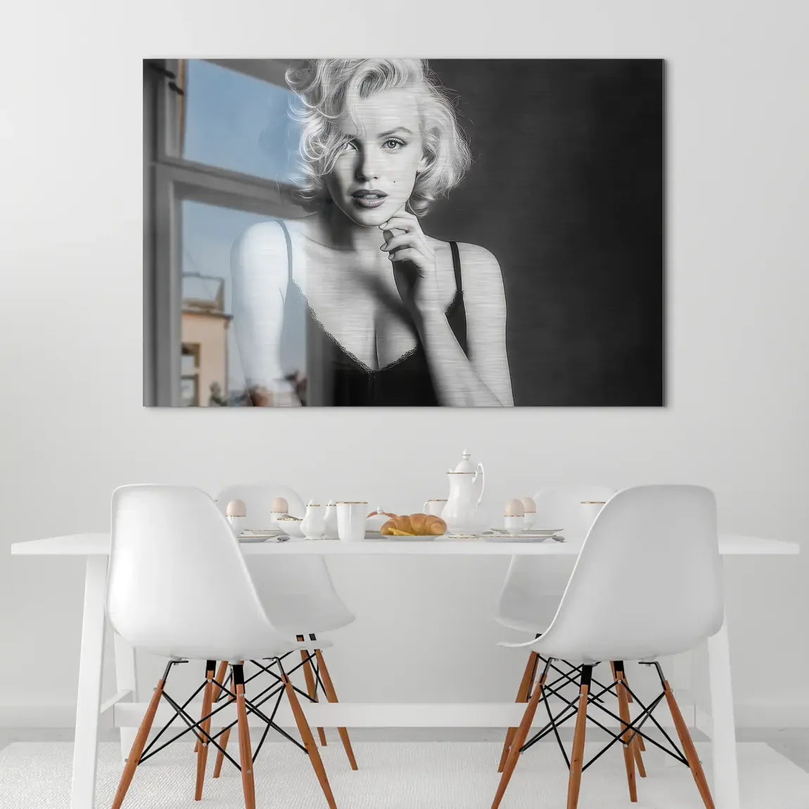 Marilyn Monroe Silent Erotik Alu Dibond Gebürstet INGALERIE