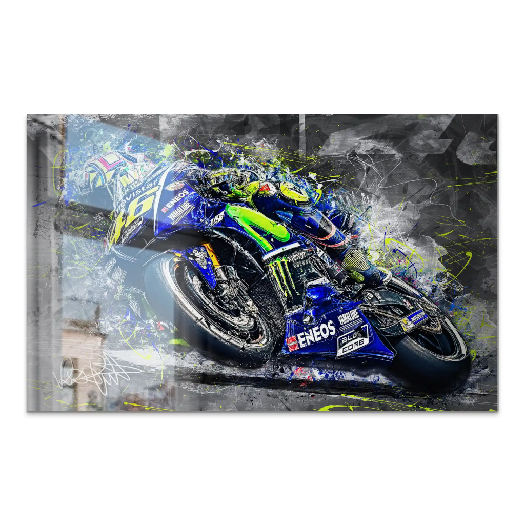 Yamaha Rossi Style AluDibond Gebürstet INGALERIE